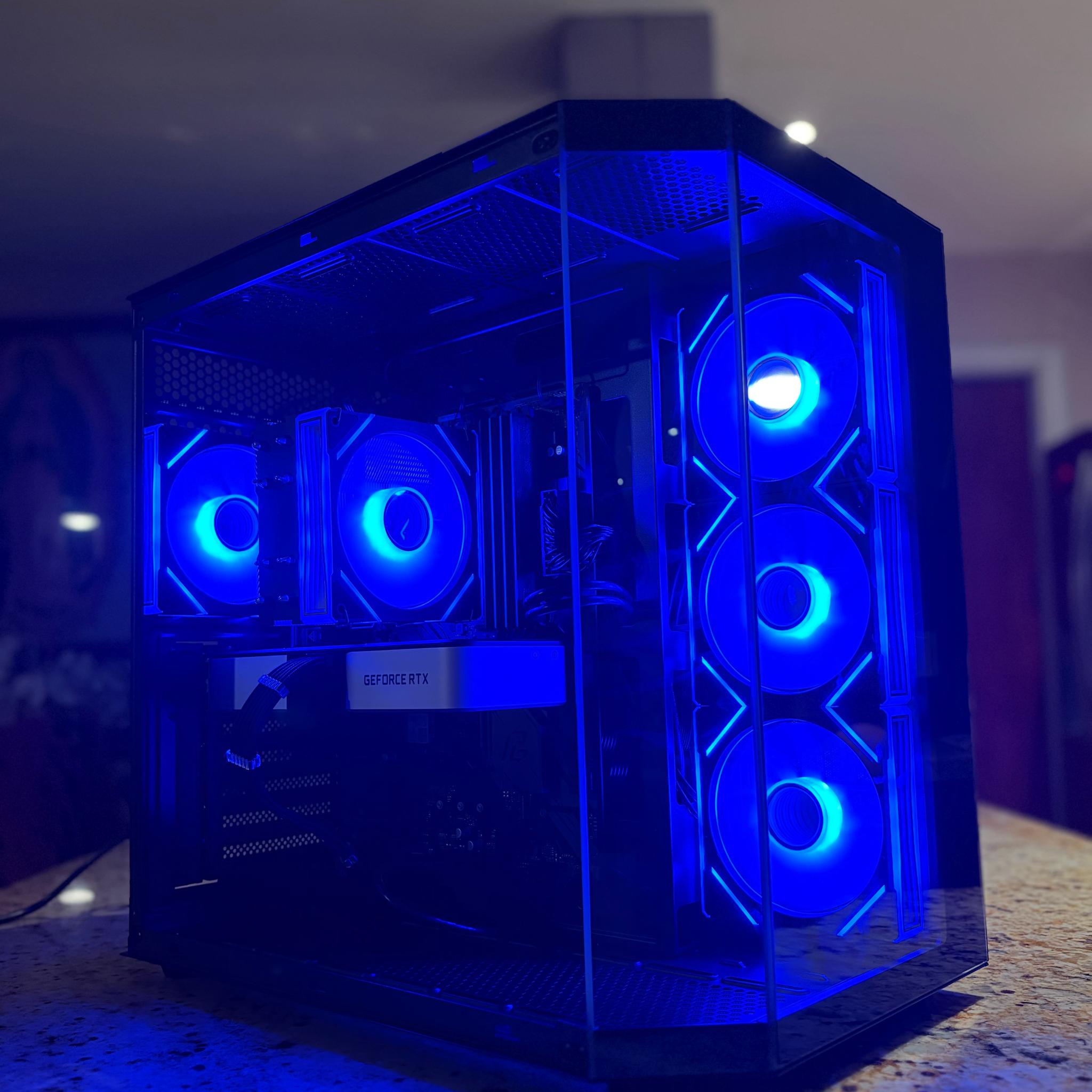 Black Gaming PC | RTX 3060Ti | RYZEN 5 3600X | 16GB RAM | 1TB SSD | ON BOARD WiFi + BT