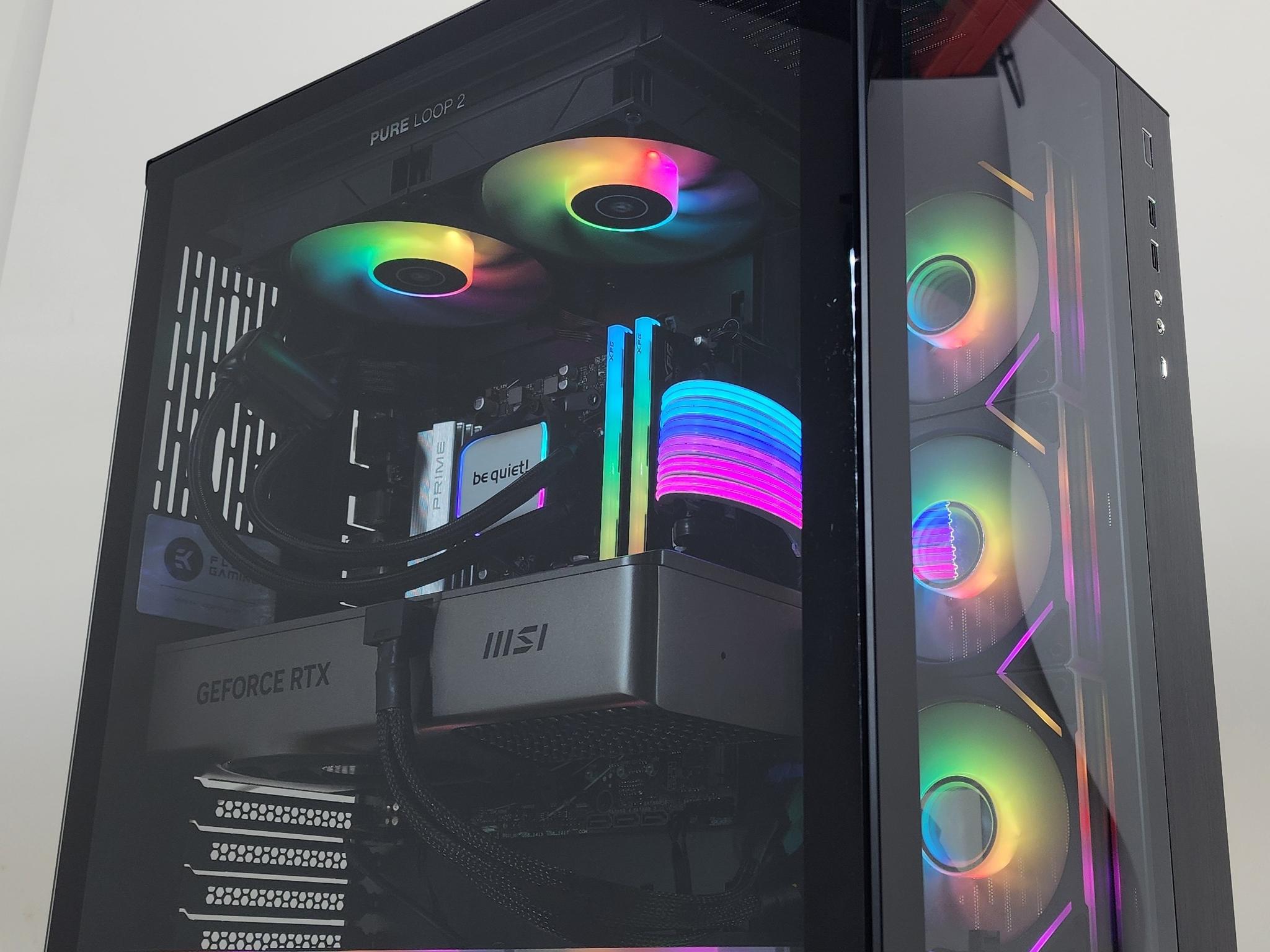 Gaming PC Ryzen 9 9950X 32GB RAM 1TB SSD RTX 4070 Ti SUPER 16GB Win11 Computer