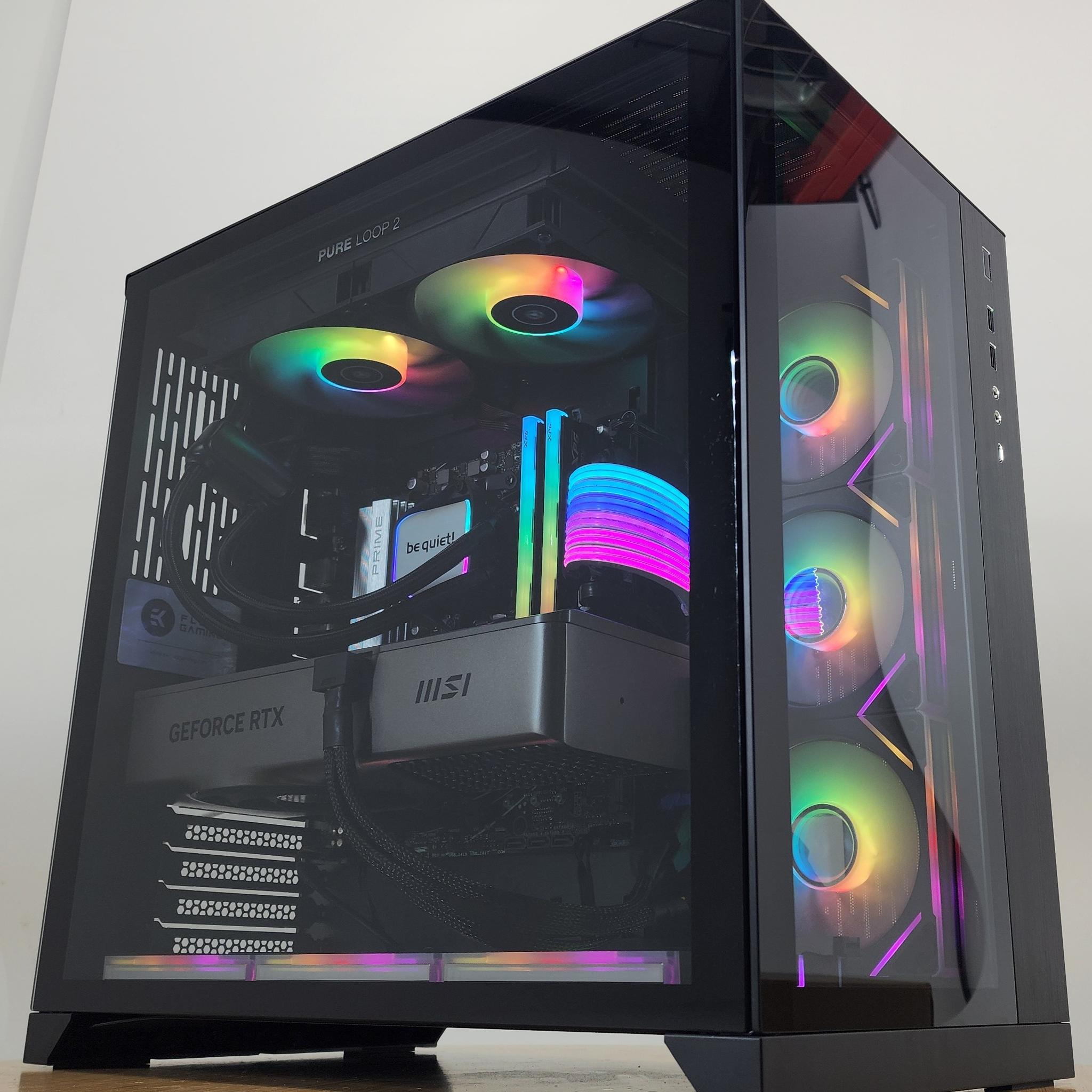 Gaming PC Ryzen 9 9950X 32GB RAM 1TB SSD RTX 4070 Ti SUPER 16GB Win11 Computer