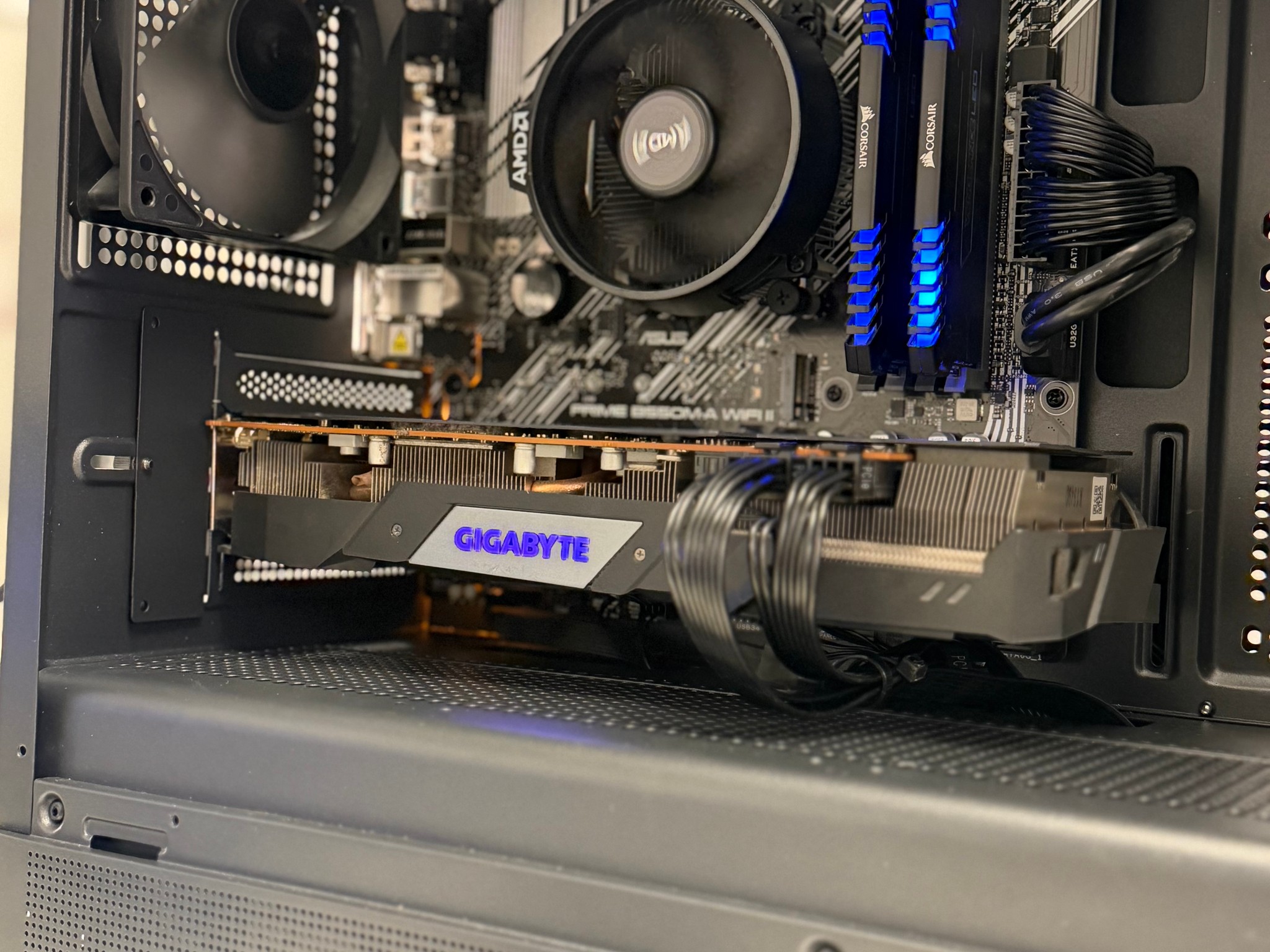 🖤 BLACKWOOD | Ryzen 7 5700G | RX 5700 XT 8GB | 16GB RAM | 500GB SSD | WiFi Gaming PC