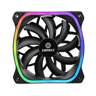Enermax SquA RGB aRGB 120MM PWM Fan - Black (3-Pack)