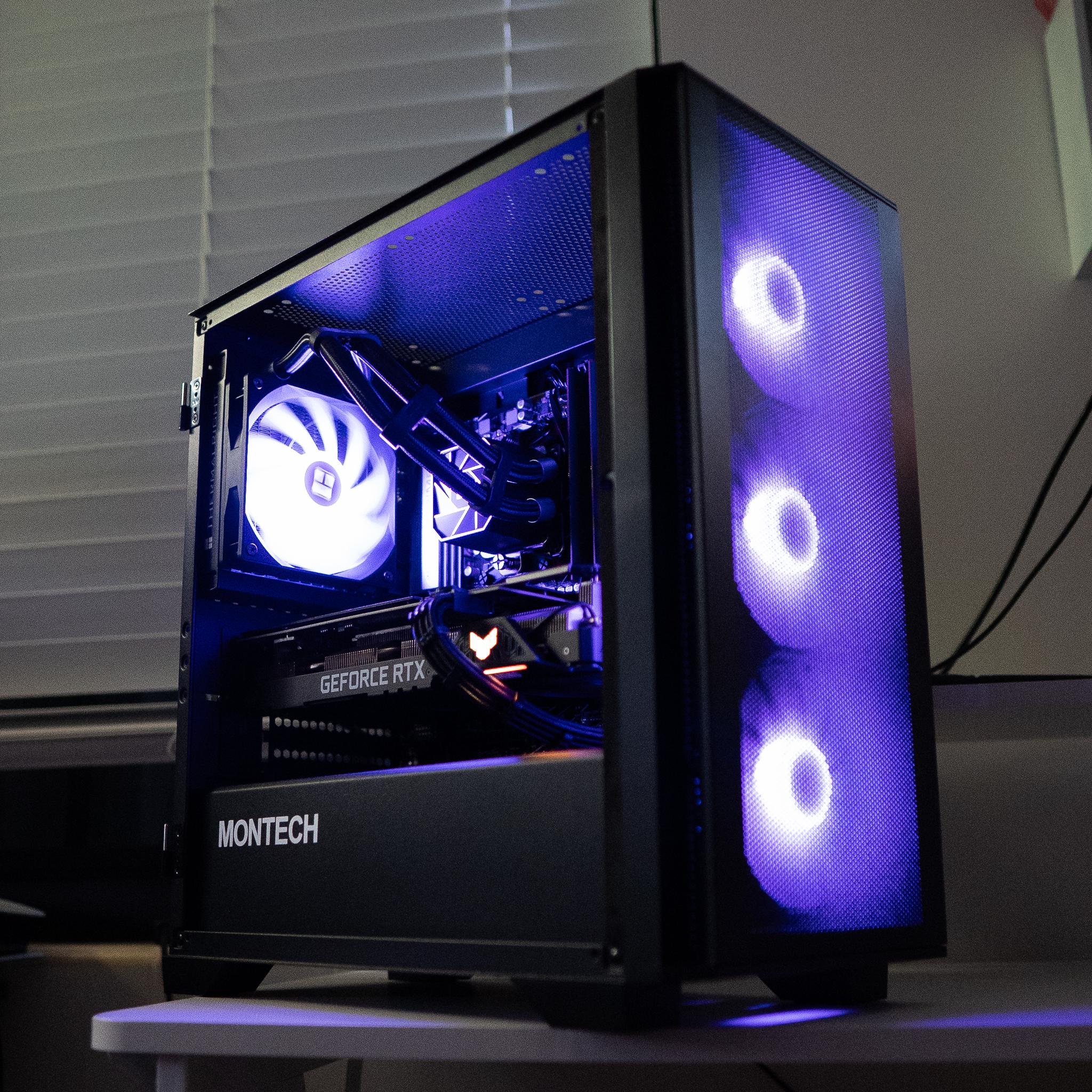⚪🟣 | RYZEN 5 7500F | RTX 3060 OC 12GB | 16GB DDR5 RAM | 1TB NVME SSD | Amethyst Achiever 2.0