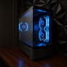 Black Curved Glass ARGB Tempered Glass MATX Mid-Tower Gaming PC Case