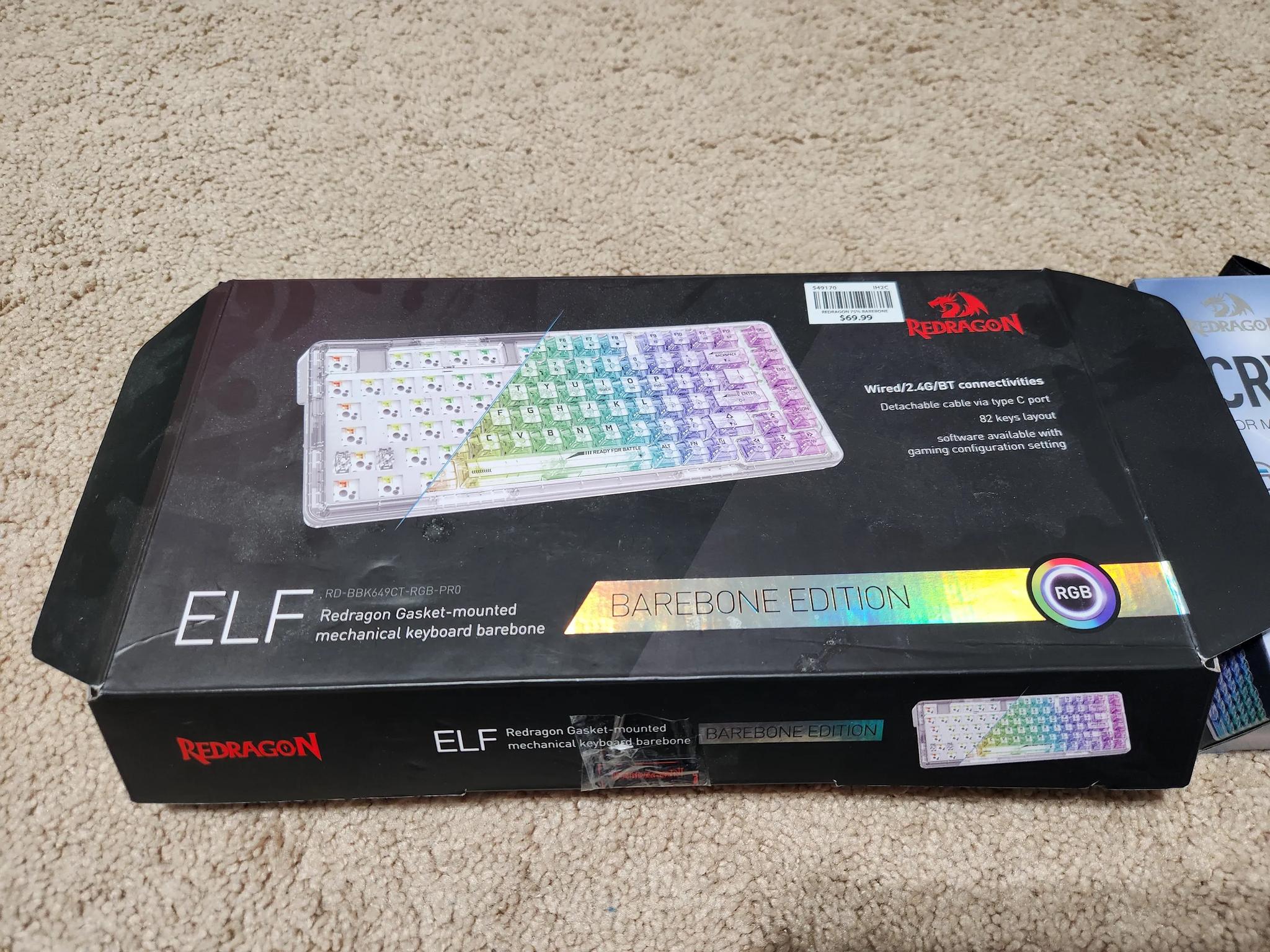 Reddragon Clear Keyboard