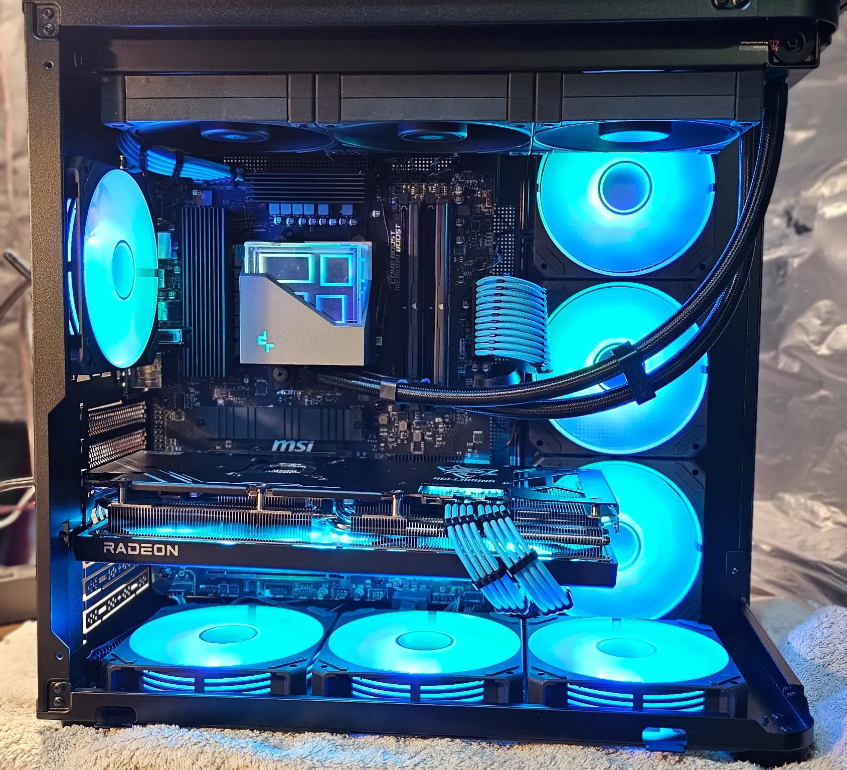 🐺HELLHOUND🐺| 1440P/4K | RX 7800XT | RYZEN 7600X | 32GB DDR5 | GAMING PC - (NEW IN BOX) $1499