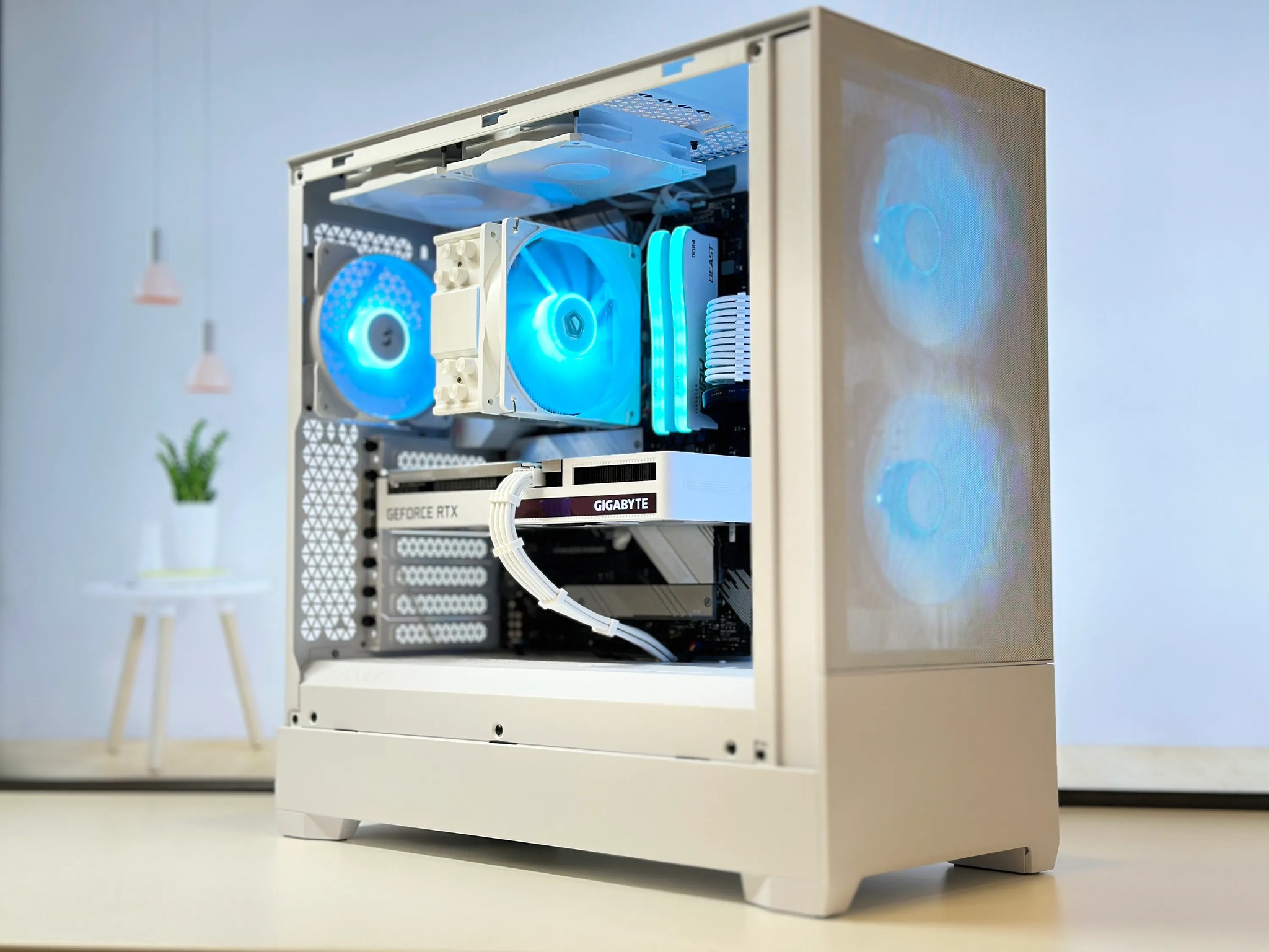🌨️⚪Whiteout🌨️⚪-Gaming PC-Nvidia RTX 3060 12GB-AMD Ryzen 5 5500-16GB DDR4 -1TB NVME