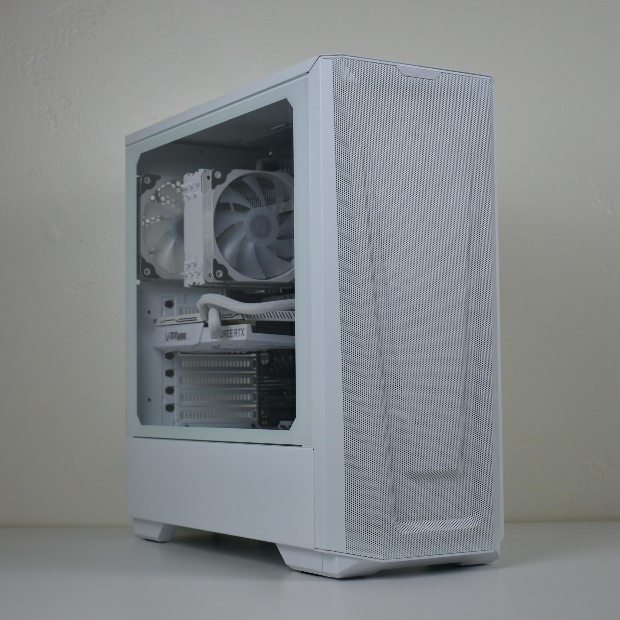 Forge Hercules ❄️ARCTIC WHITE❄️ Gaming PC / RTX 3060ti / Ryzen 5600 / 1TB NVME SSD / 16GB DR4 / WiFi