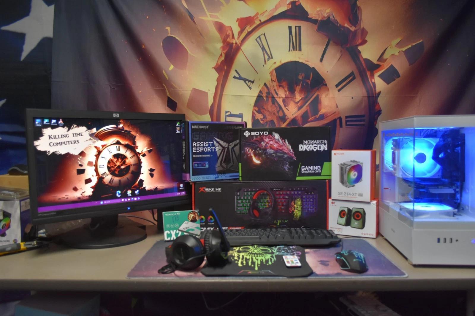 GAMING PC Intel XEON 2623 3.20 GHz 4 CORES+8threads RAM 16GB GPU 1660 super 1 TBSSD 500 HHD+ Extras