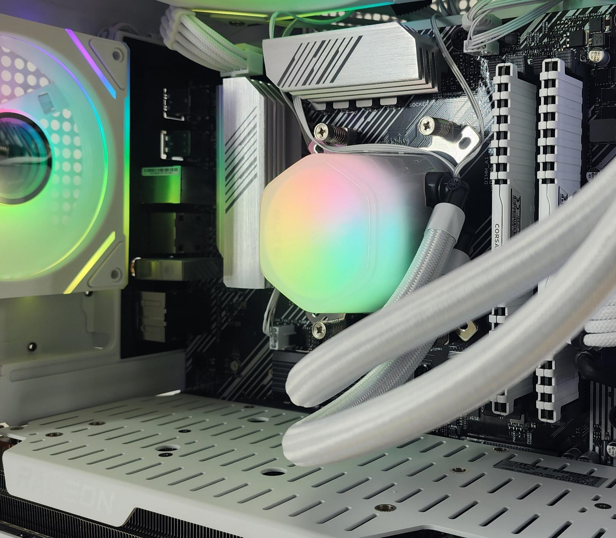 Gaming PC Ryzen 7 5700X 32GB RAM 1TB SSD RX 7800 XT 16GB Windows 11 Computer