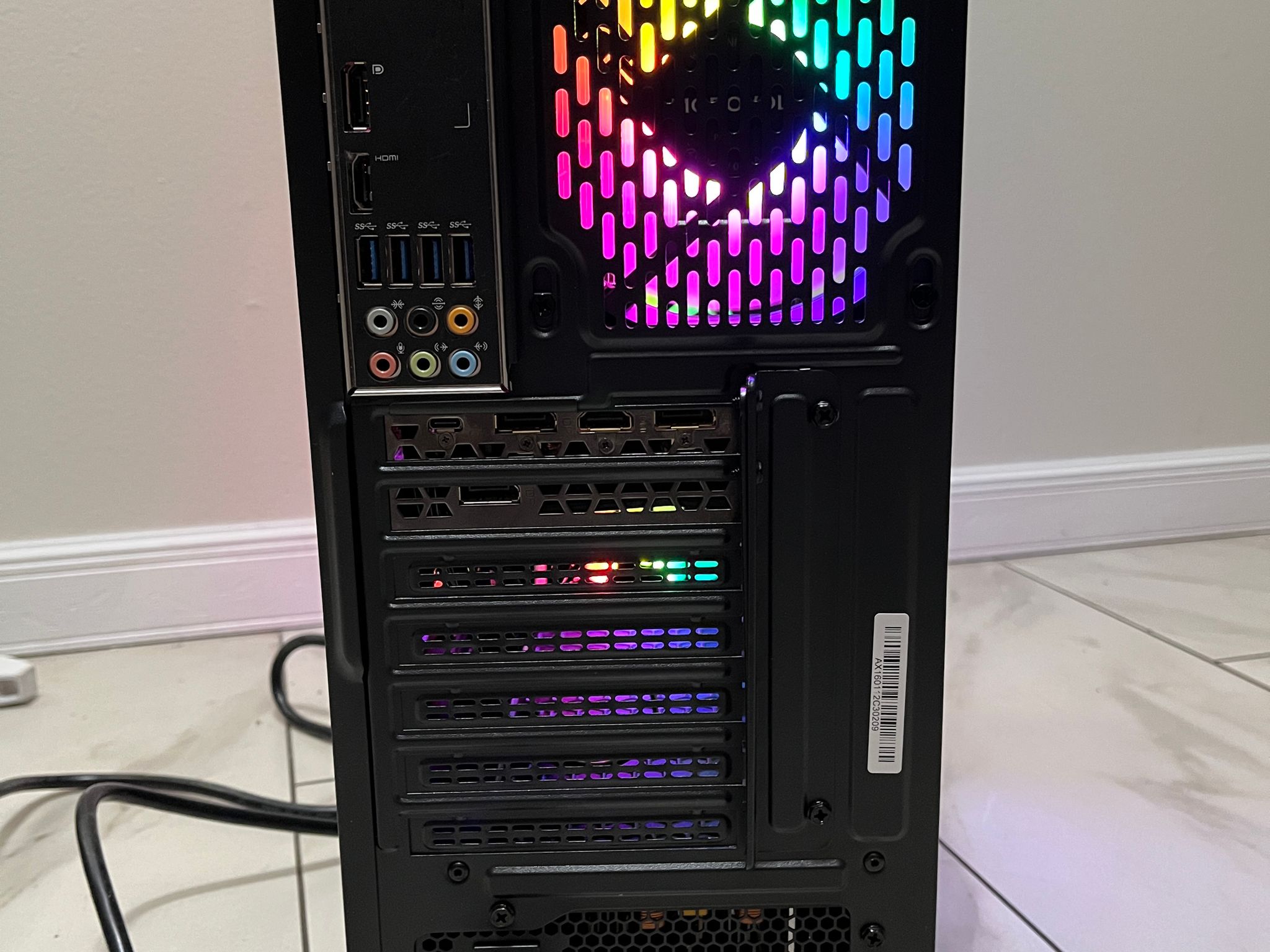 NVIDIA RTX 2070, Intel i7-6700k, 12GB RAM, 870 GB Storage, High FPS RGB Gaming PC w/ Wi-Fi & BT