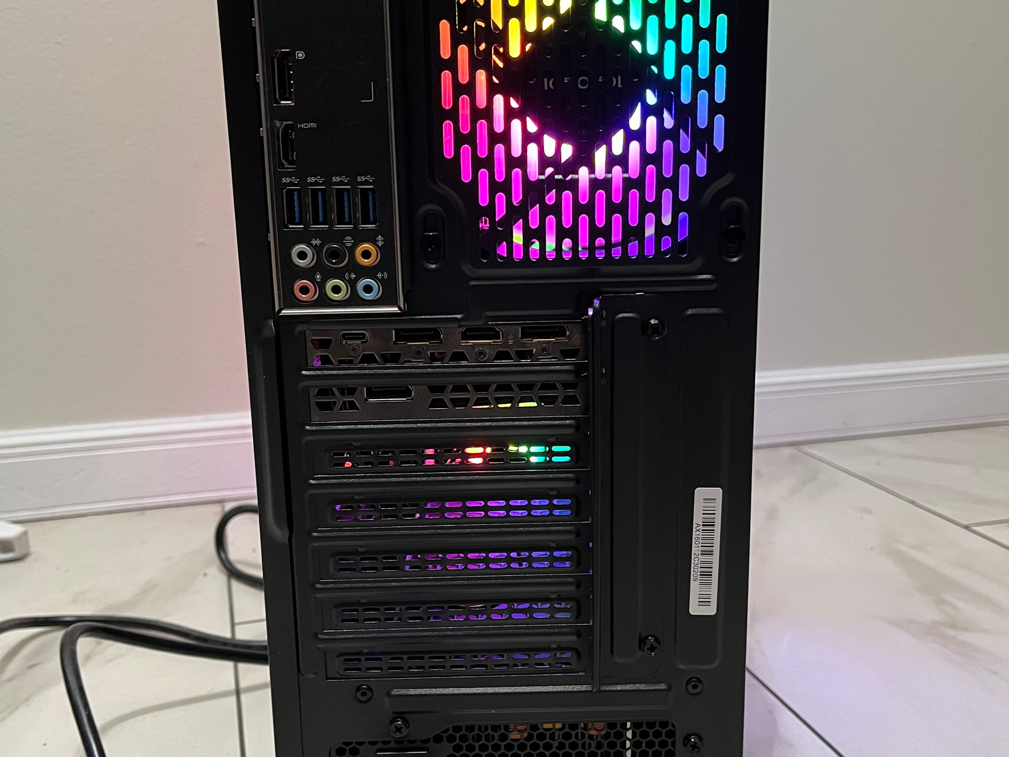 NVIDIA RTX 2070, Intel i7-6700k, 12GB RAM, 870 GB Storage, High FPS RGB Gaming PC w/ Wi-Fi & BT