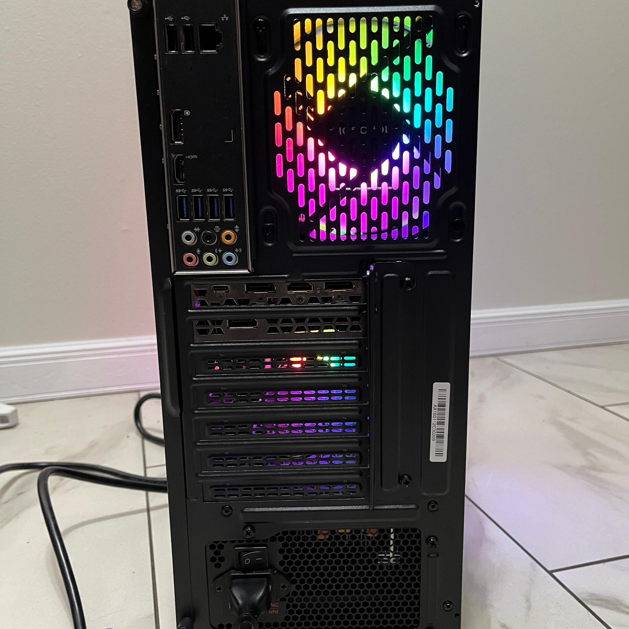 NVIDIA RTX 2070, Intel i7-6700k, 12GB RAM, 870 GB Storage, High FPS RGB Gaming PC w/ Wi-Fi & BT