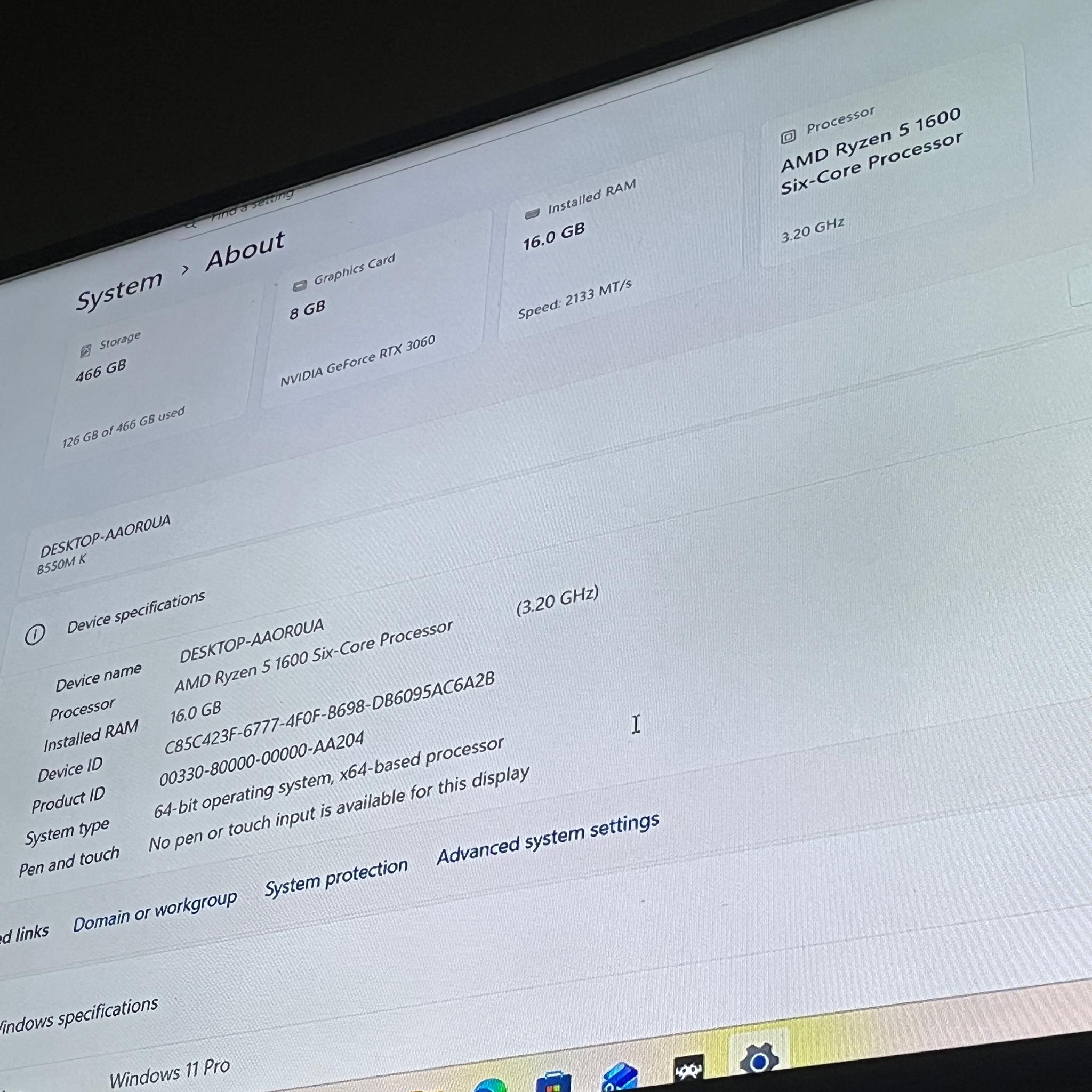 Custom Gaming PC AMD Ryzen 5 1600 RTX 3060