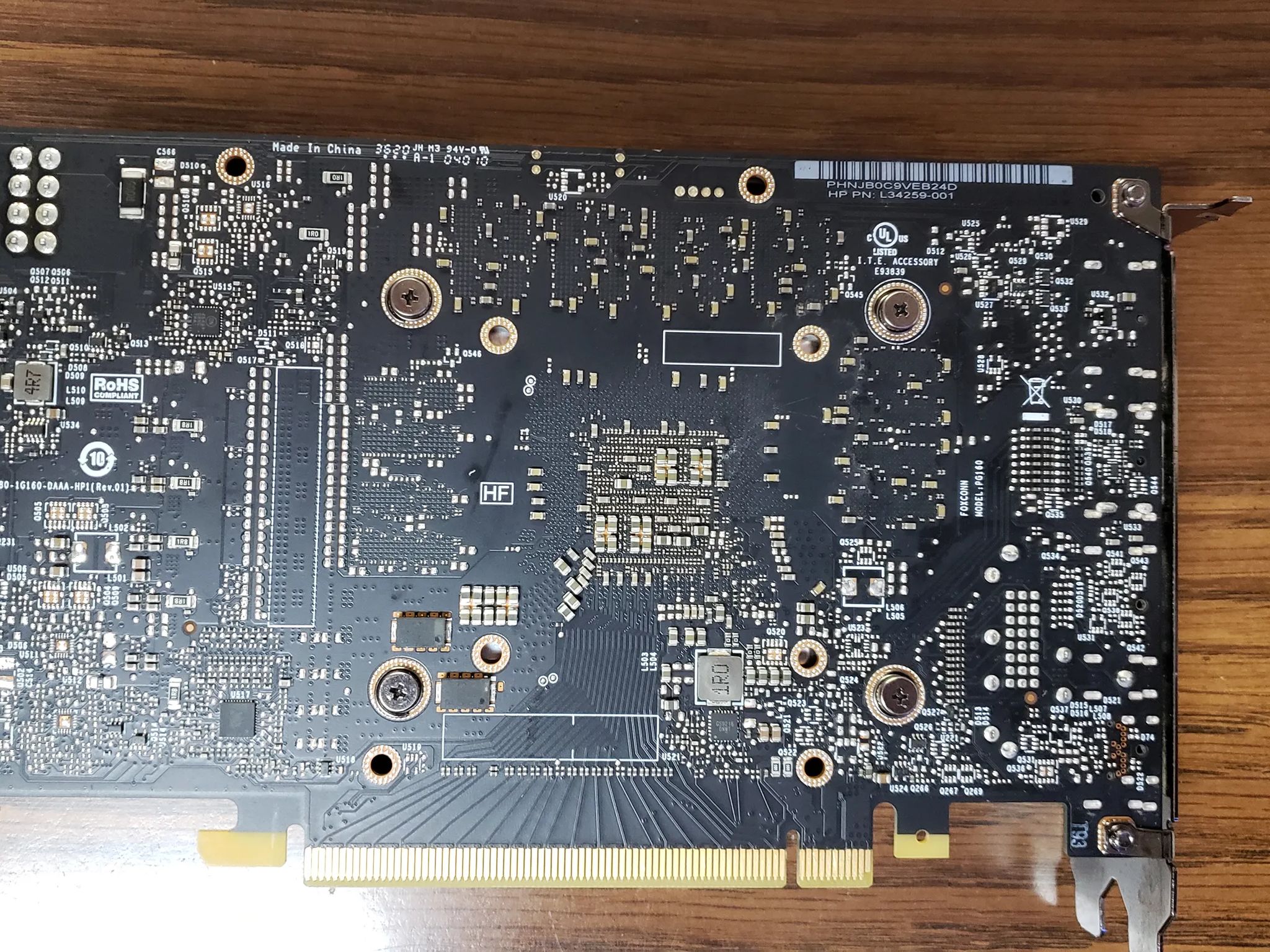 HP Nvidia RTX 2060 graphics card with 6gb memory