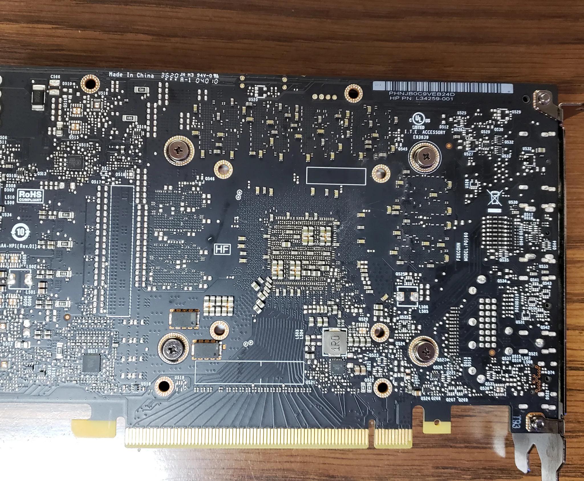 HP Nvidia RTX 2060 graphics card with 6gb memory