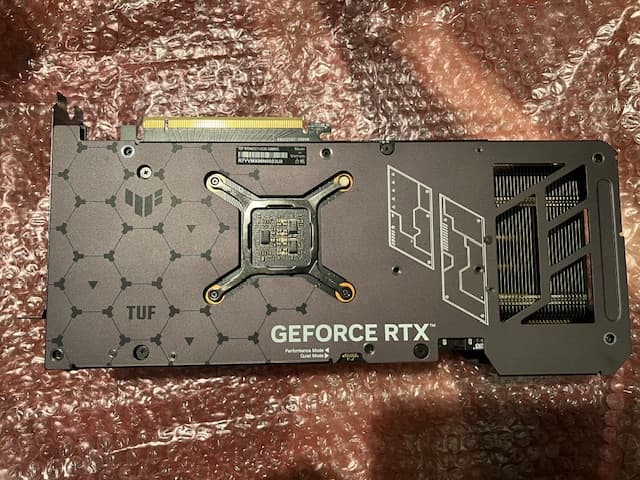 ASUS NVIDIA GeForce RTX 4070 Ti TUF Gaming Overclocked Triple Fan 12GB GDDR6X PCIe 4.0 Graphics Card