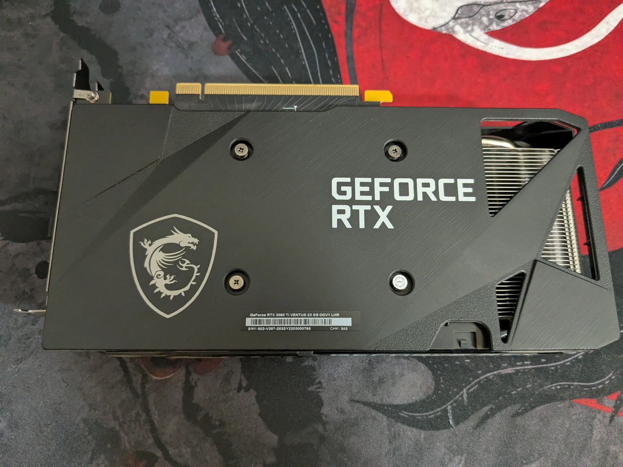 MSI Ventus 2X RTX 3060 TI with Box
