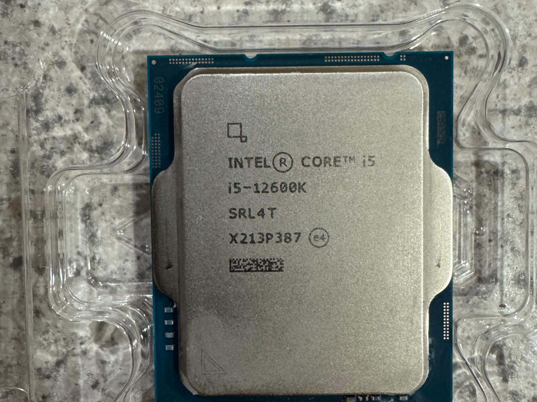 Intel 12th gen i5-12600k processor