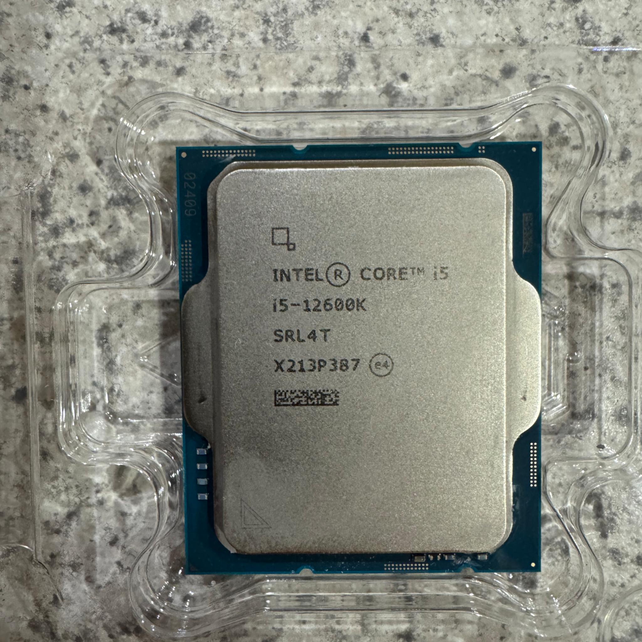 Intel 12th gen i5-12600k processor