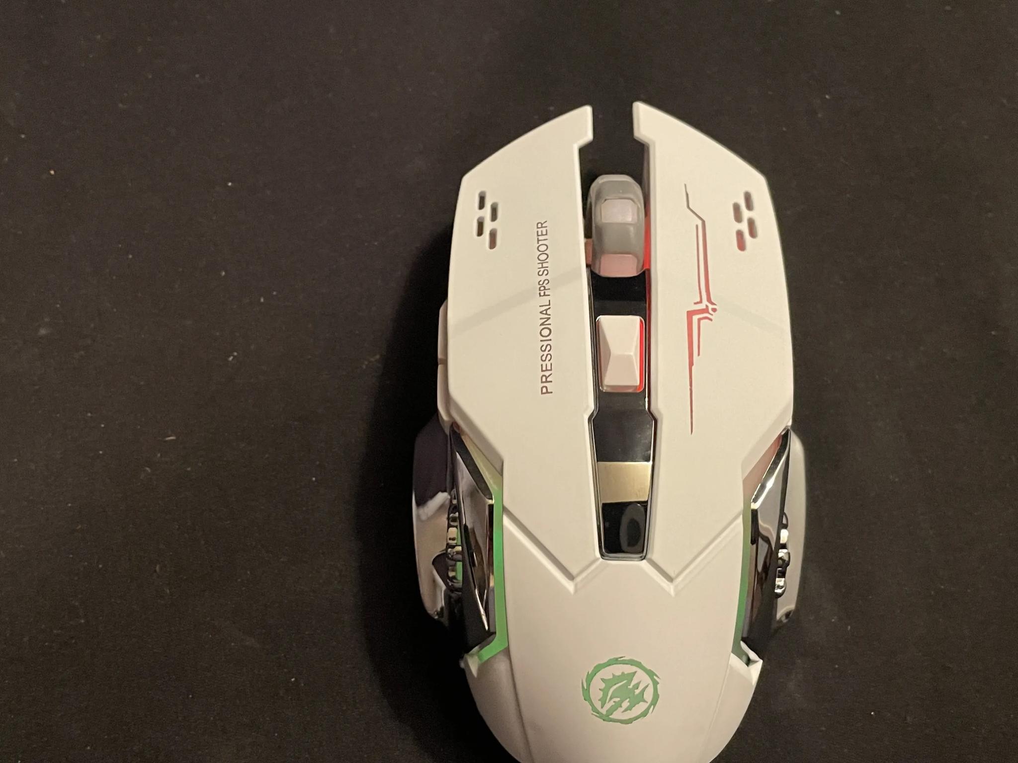 White RGB Gaming Mouse