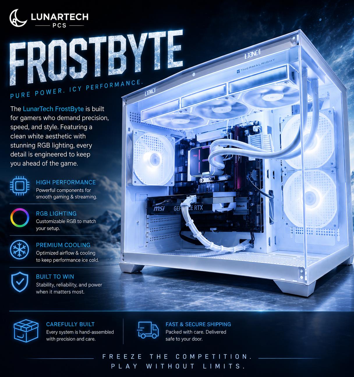 ❄️"FrostByte"❄️ | 1440p Gaming | i5 14600KF | RTX 4060 | 16GB DDR5 | 1TB SSD | Free ShIpping