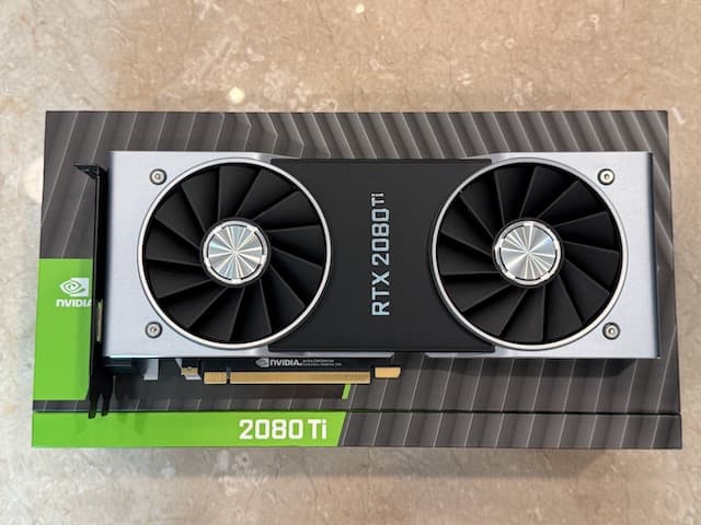 Founders Edition NVIDIA GeForce RTX 2080 Ti - 11GB GDDR6 - Like New!  In Original Box!
