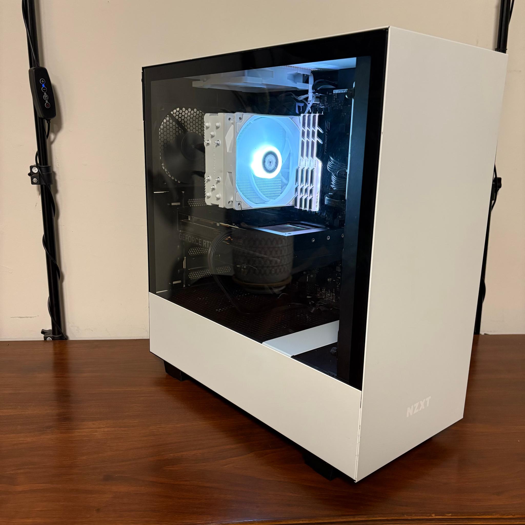 RTX 4070TI | Ryzen 5 5600X | 32GB DDR4 | 1TB NVMe | 850W Gold ATX 3.1 | NZXT H510 White