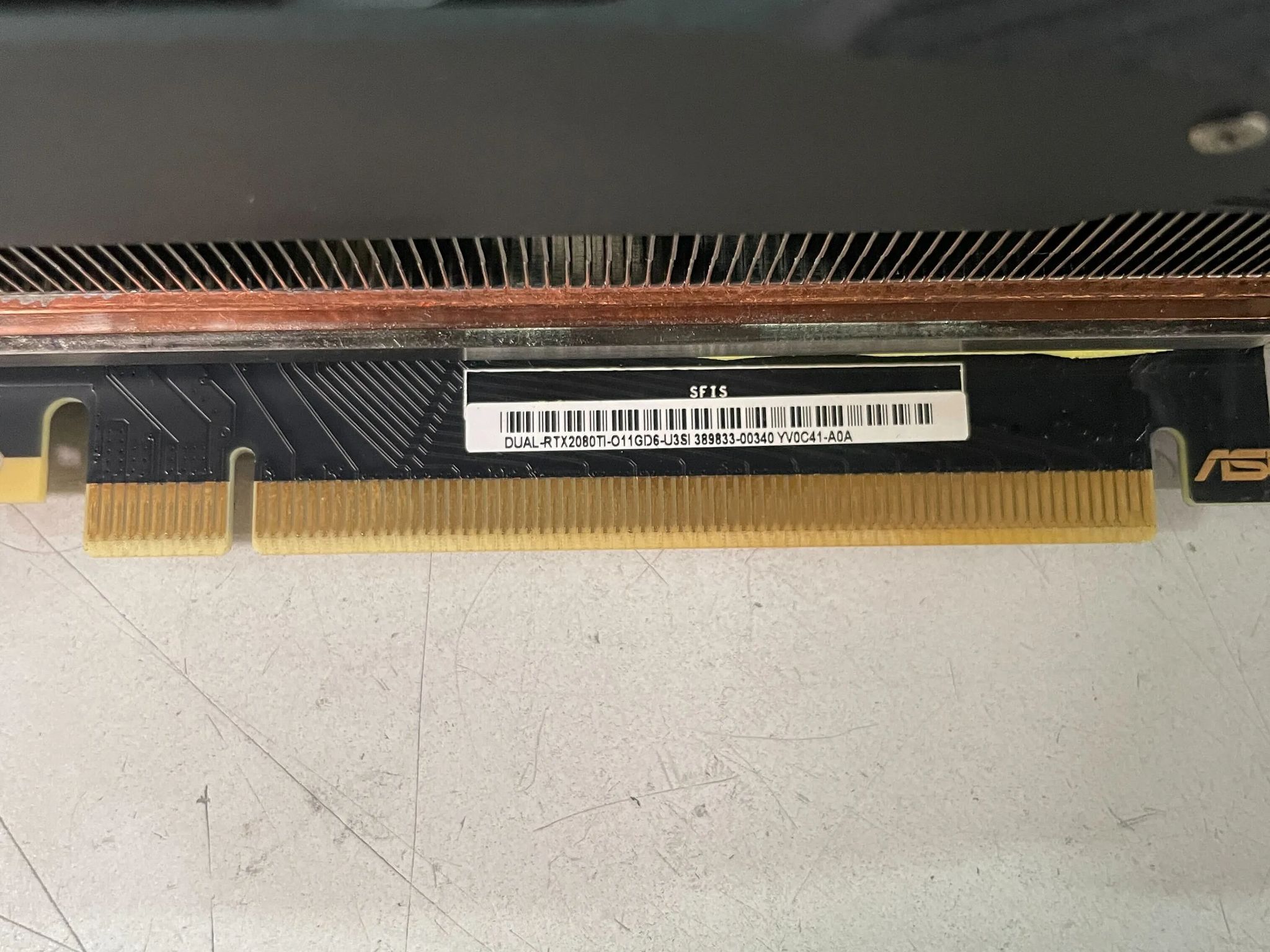 ASUS RTX 2080Ti DUAL ARTIFACTING SEE PHOTOS