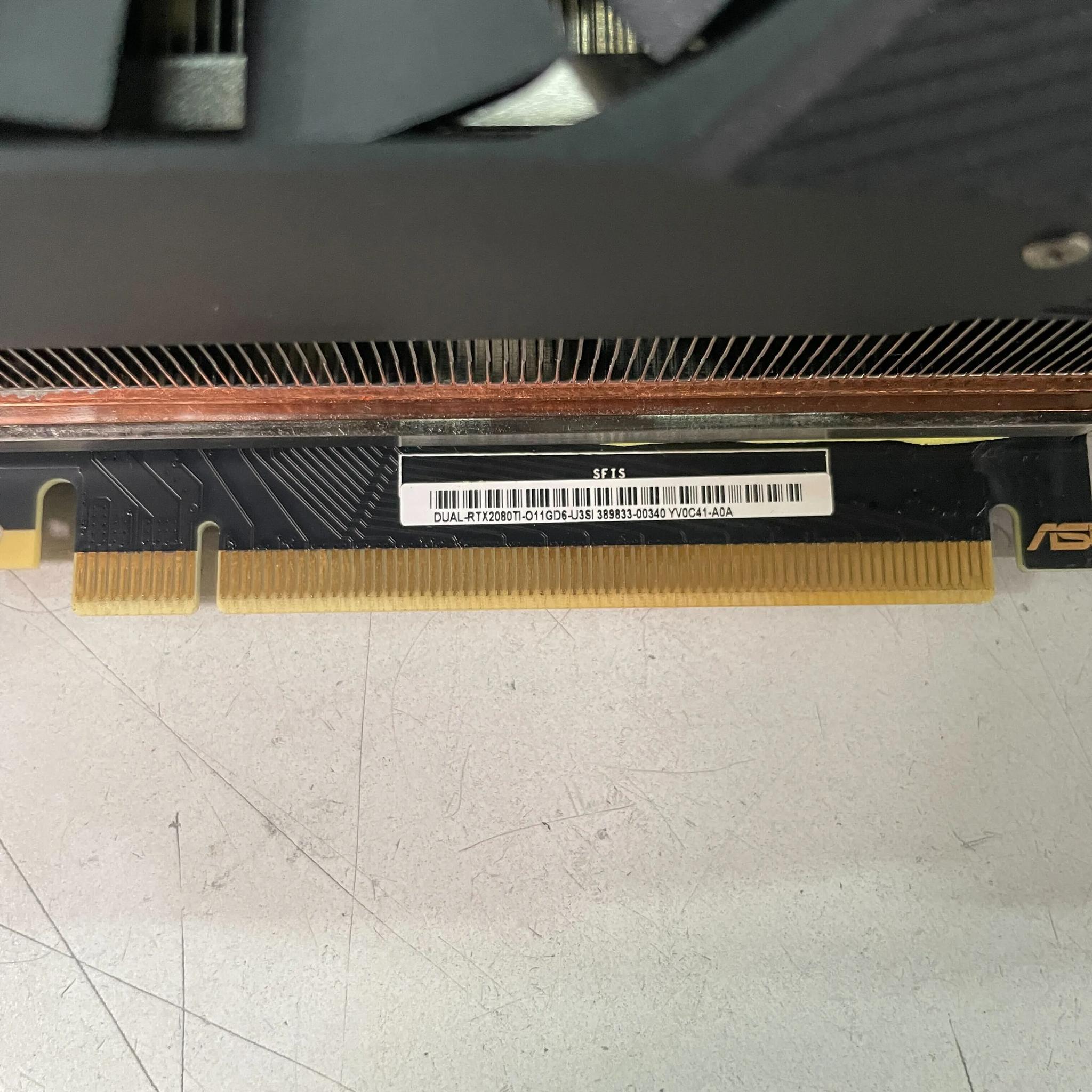 ASUS RTX 2080Ti DUAL ARTIFACTING SEE PHOTOS