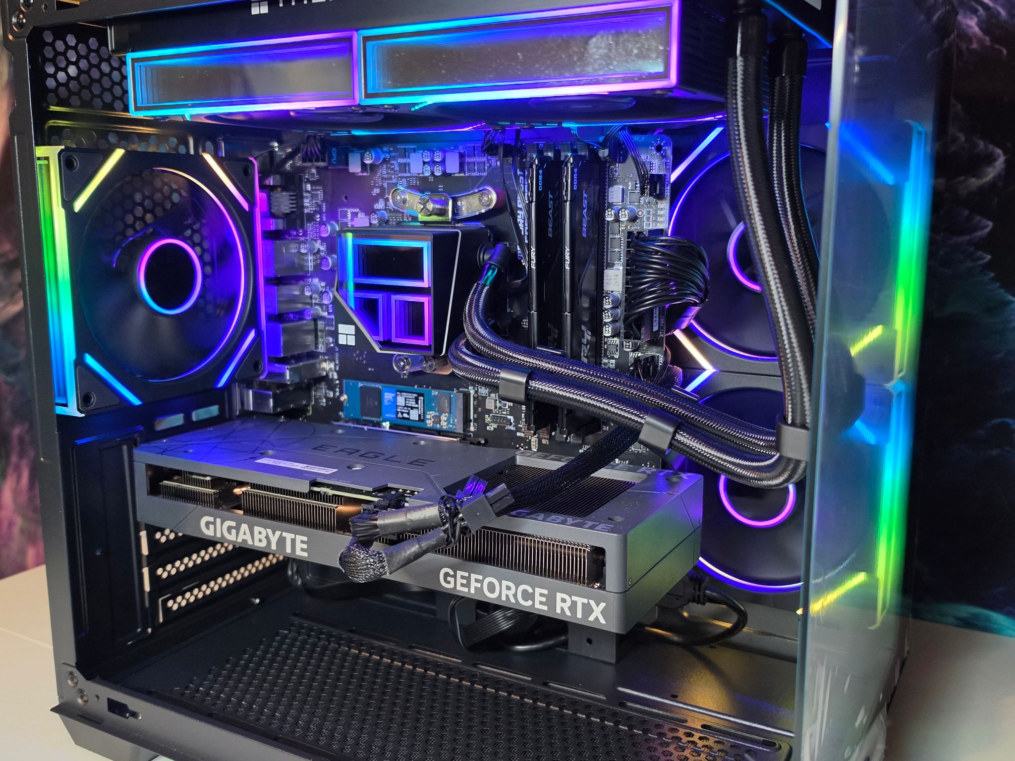 RESERVED RTX 4060ti 8gb + Ryzen 5600x PC Build #89