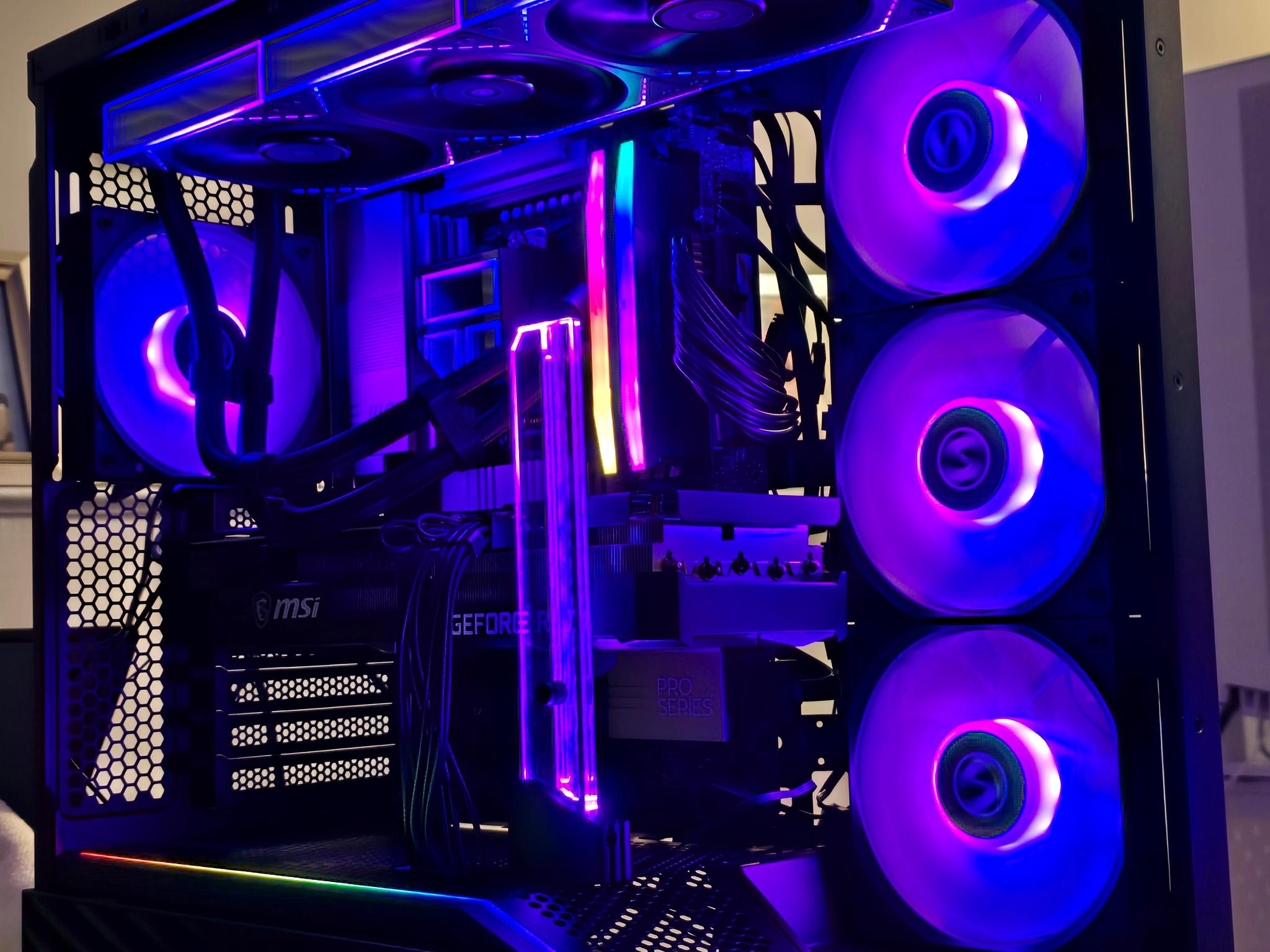 💥Versatile Black PC💥RTX 3070 TI | Ryzen 7 7700X | 32GB DDR5 | 1TB NVME M.2 | Windows 11 Pro