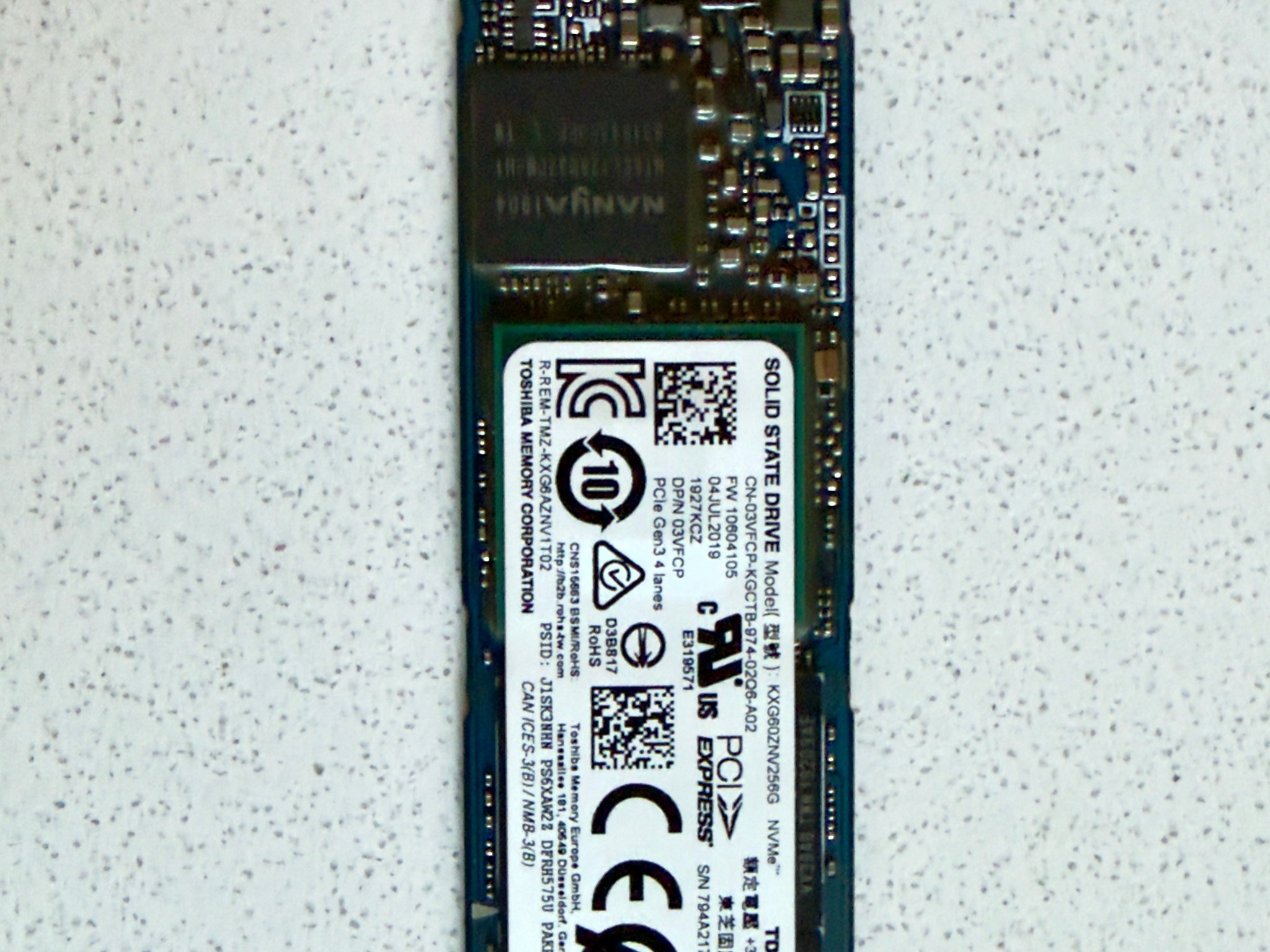 Toshiba XG5 256GB