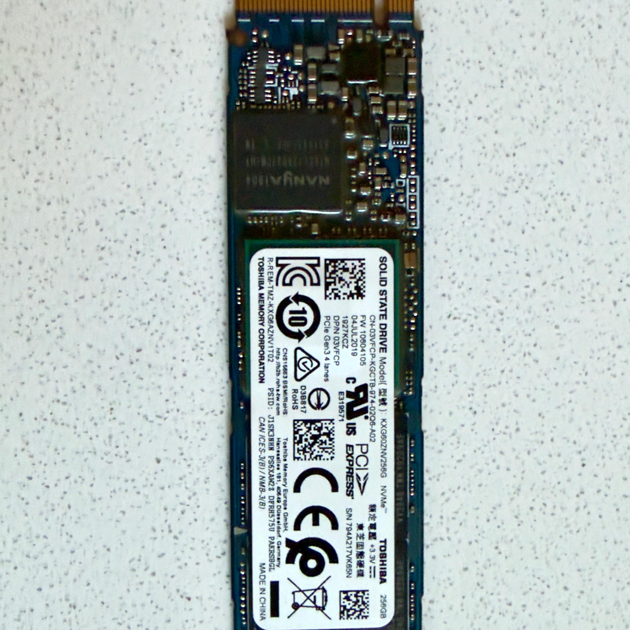 Toshiba XG5 256GB