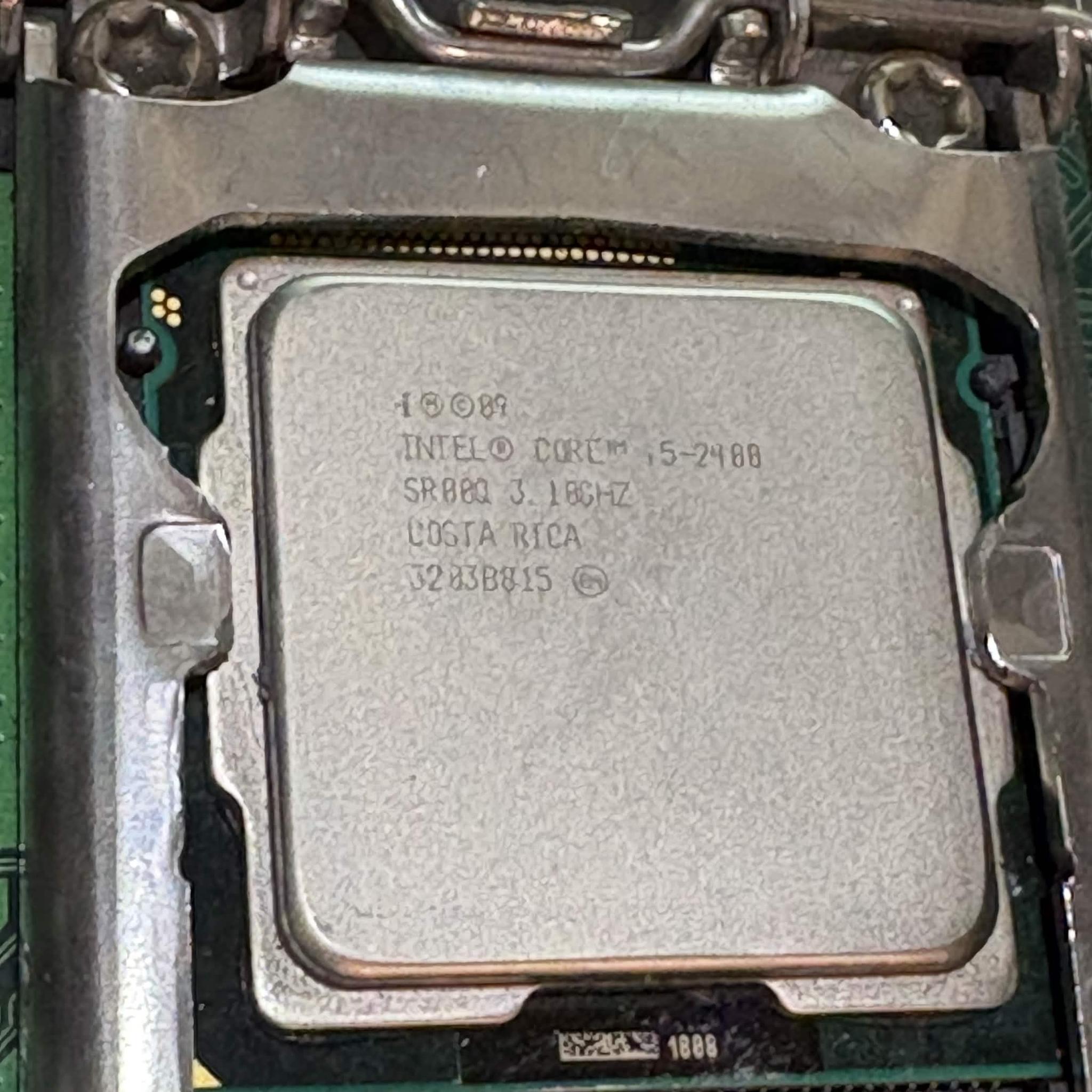 Dell Inspiron LGA1155 Motherboard + Intel Core i5-2400 CPU Combo | I/O Shield Included