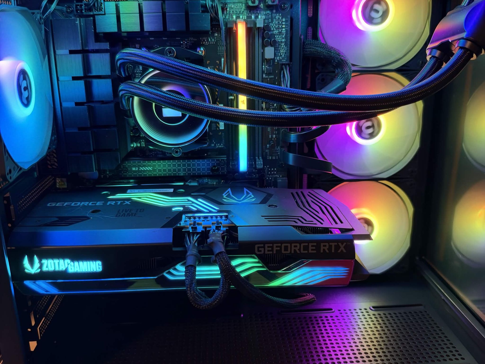 GeForce RTX 3070 Custom Gaming PC - Ryzen 7 7700, 16GB RAM, 1TB SSD