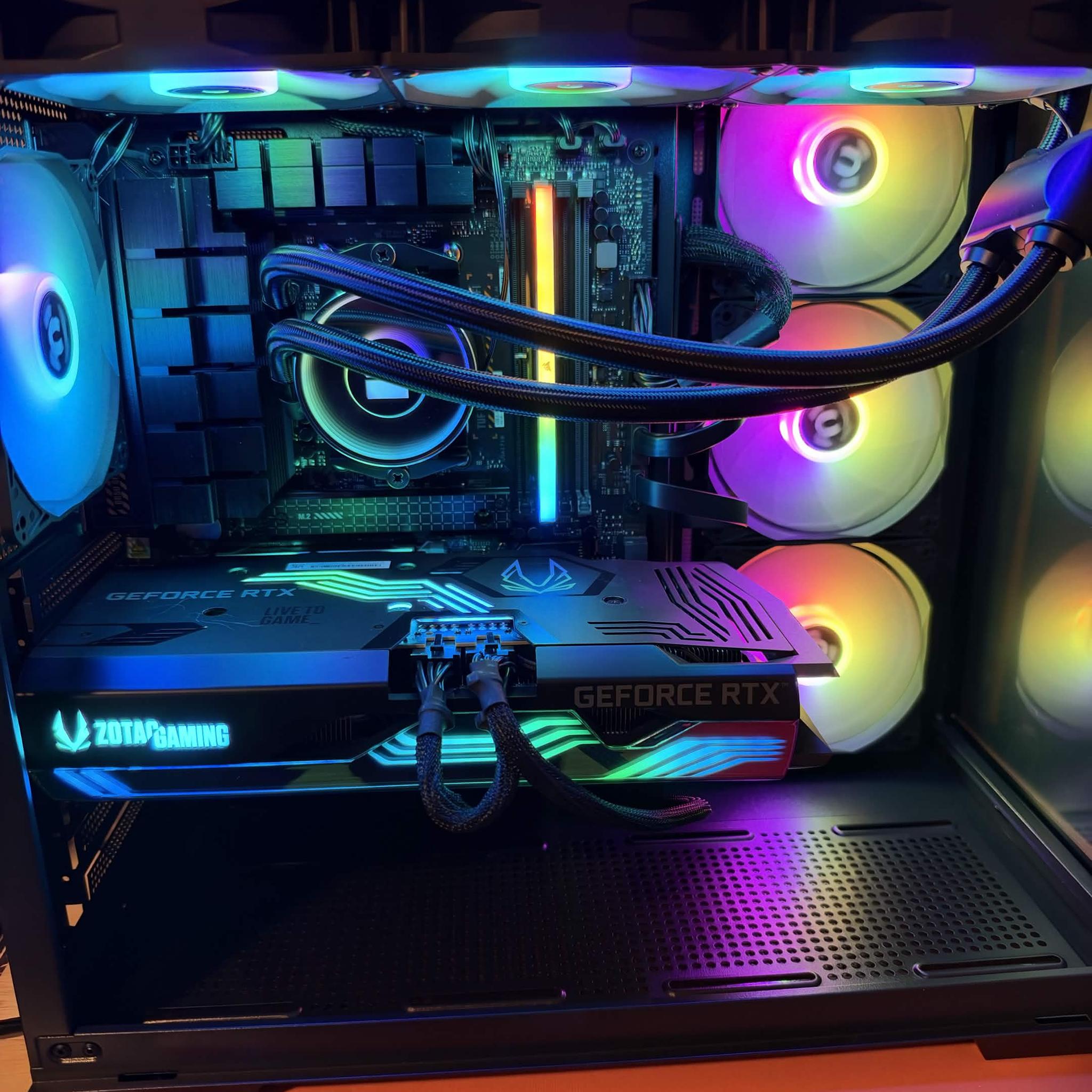 GeForce RTX 3070 Custom Gaming PC - Ryzen 7 7700, 16GB RAM, 1TB SSD