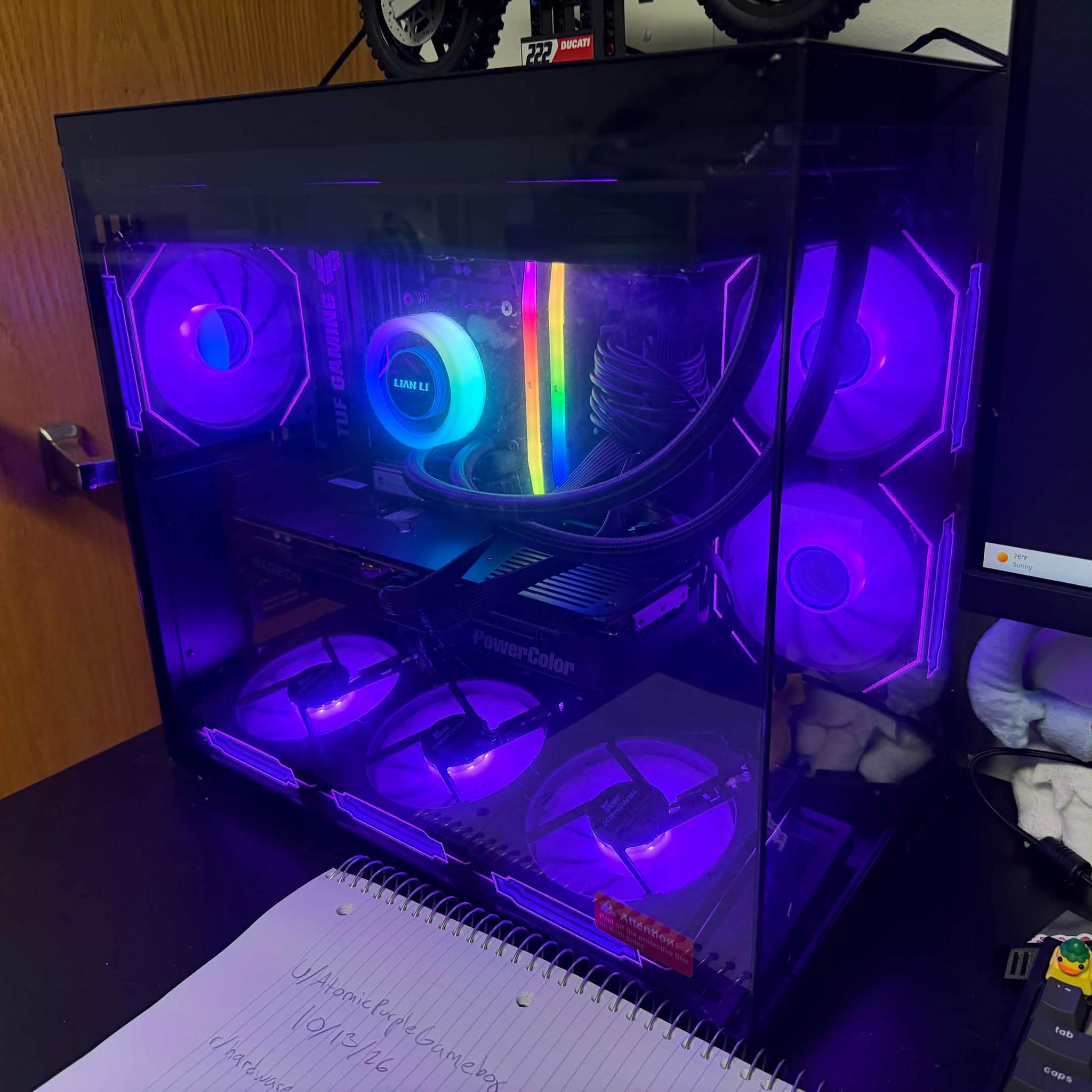 Custom Gaming PC Build NO GPU OR RAM (9850X3D, 512GB + 256 GB SSD)