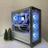 **🎄🚀 Tech FrostBite - Xmas Mode 🚀🎄- i5-13600K-32GB-RTX3060 White** Upgraded 13th Gen + Power Supply