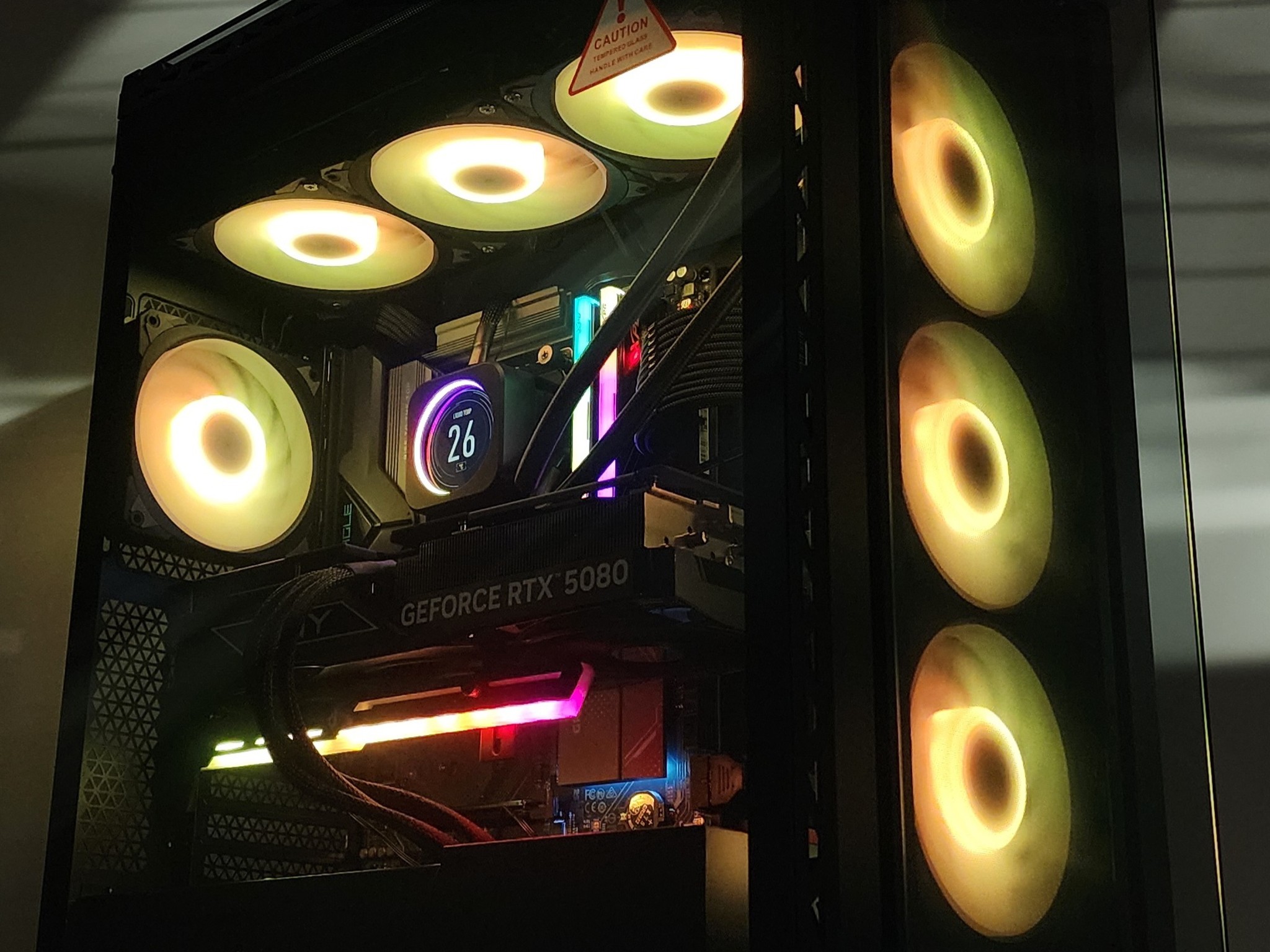 Gaming PC Ryzen 7 9850X3D 32GB RAM 2TB SSD RTX 5080 16GB Windows 11 Computer