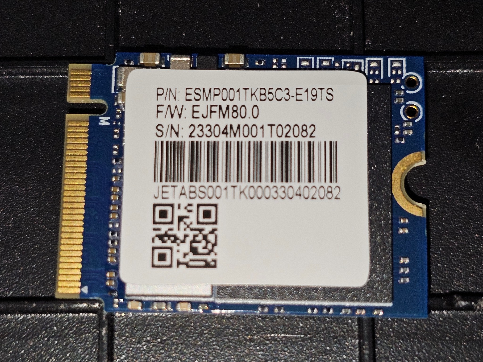 Phison ESMP001TKB5C3-E19TS 1TB PCIE 3.0x4/4.0x2 M.2 2230 NVMe 1.4 SSD (OLED Steam Deck OEM SSD)