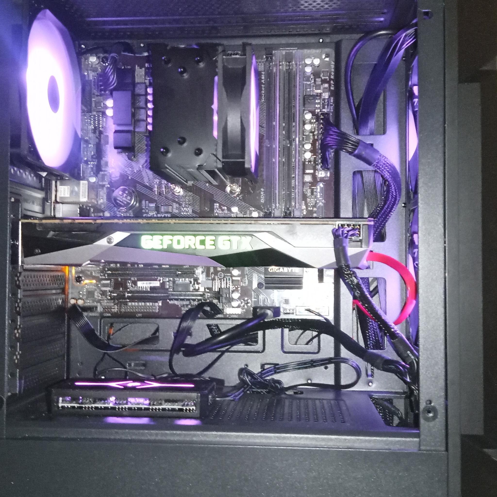 Gaming Pc/Ryzen 5 1600/Gtx 1080/512 SSD/16GB DDR 4/600W PSU/WIN11 PRO/WIFI