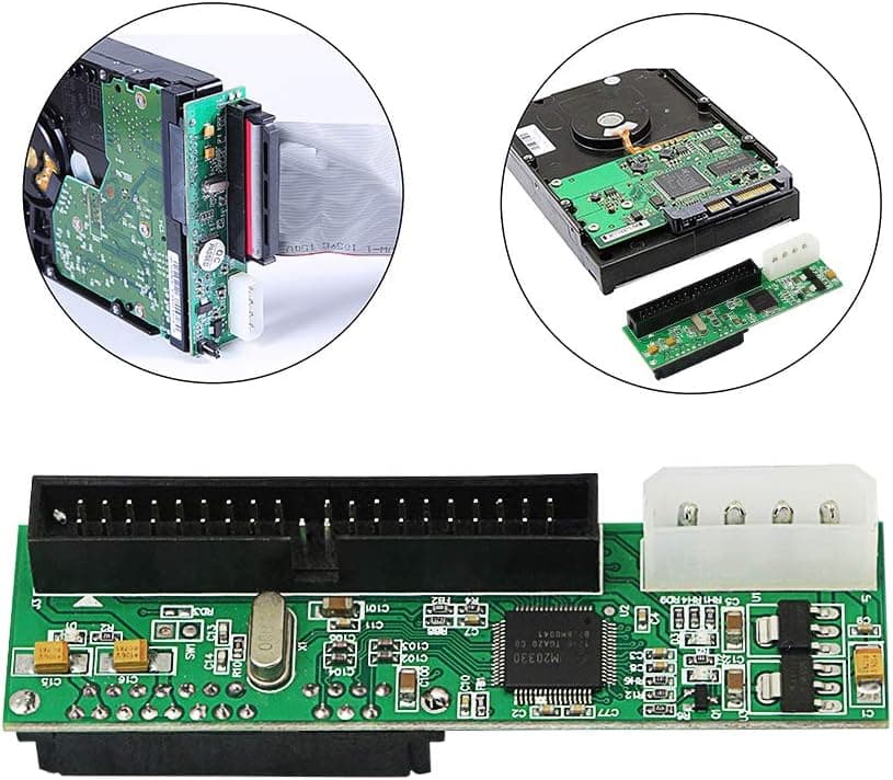 SATA Female to 40 pin Male 3.5 inch IDE Adapter PC / Mac Computer to SATA HDD