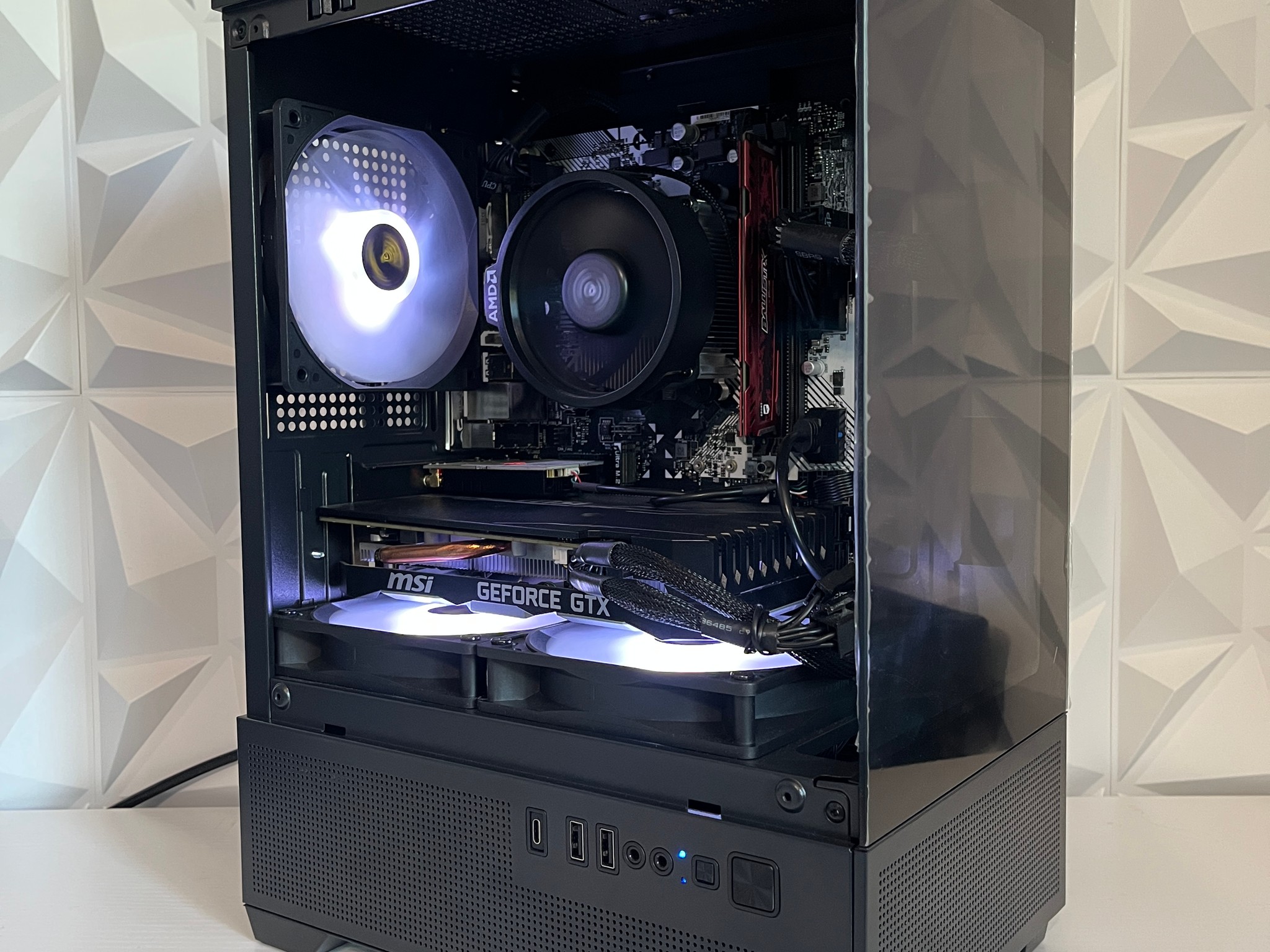 GTX 1660 6GB, Ryzen 5 2600, 8GB RAM | Black RGB Gaming Computer/PC
