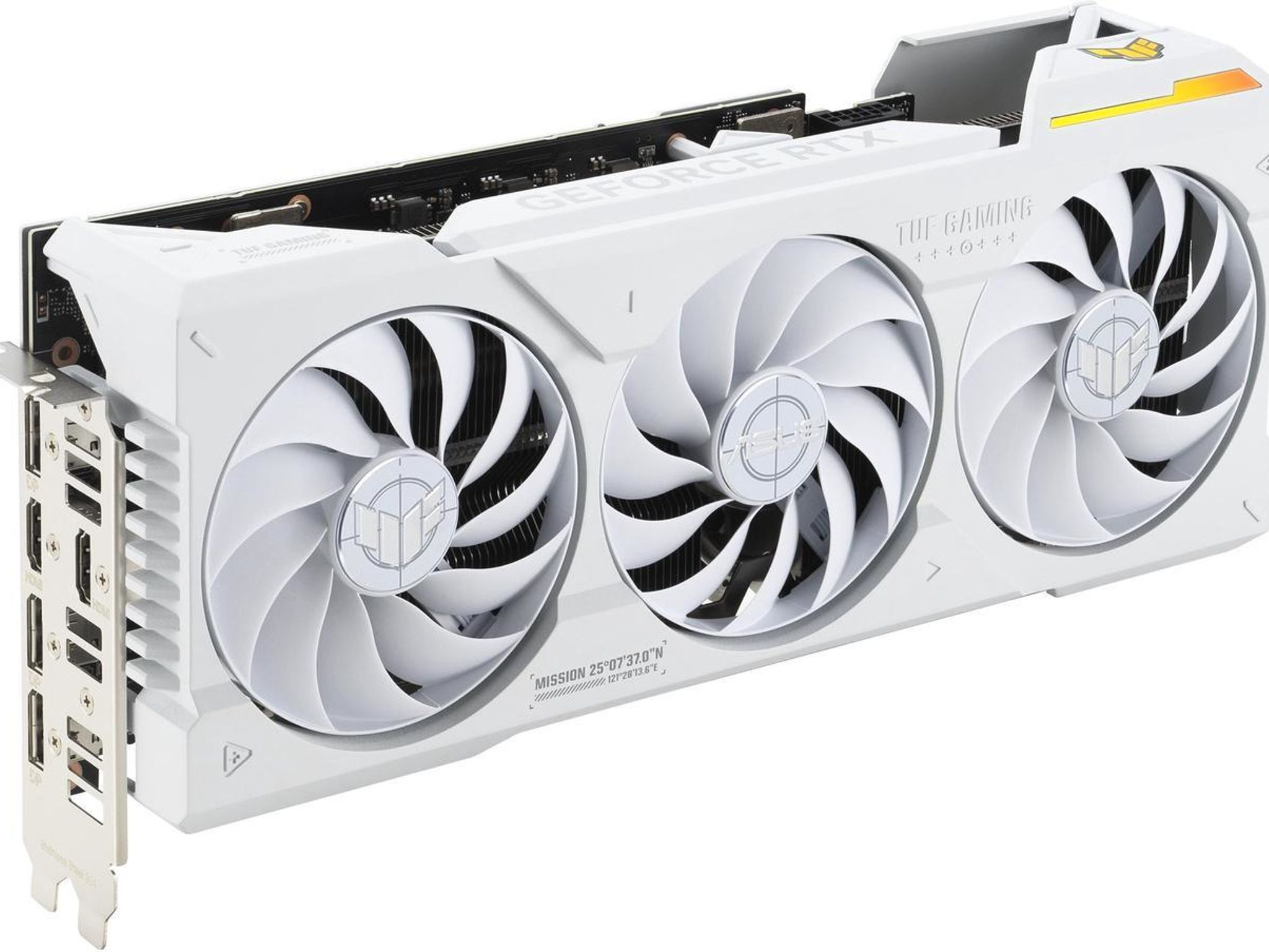 ASUS TUF RTX 4070 Ti Super OC White 16GB GDDR6X Video Graphics Card GPU
