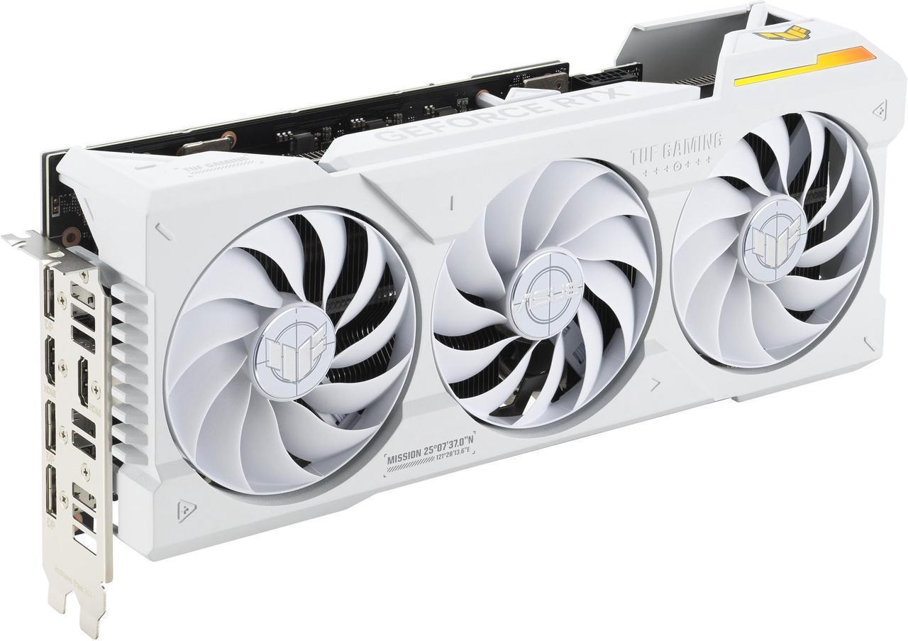 ASUS TUF RTX 4070 Ti Super OC White 16GB GDDR6X Video Graphics Card GPU