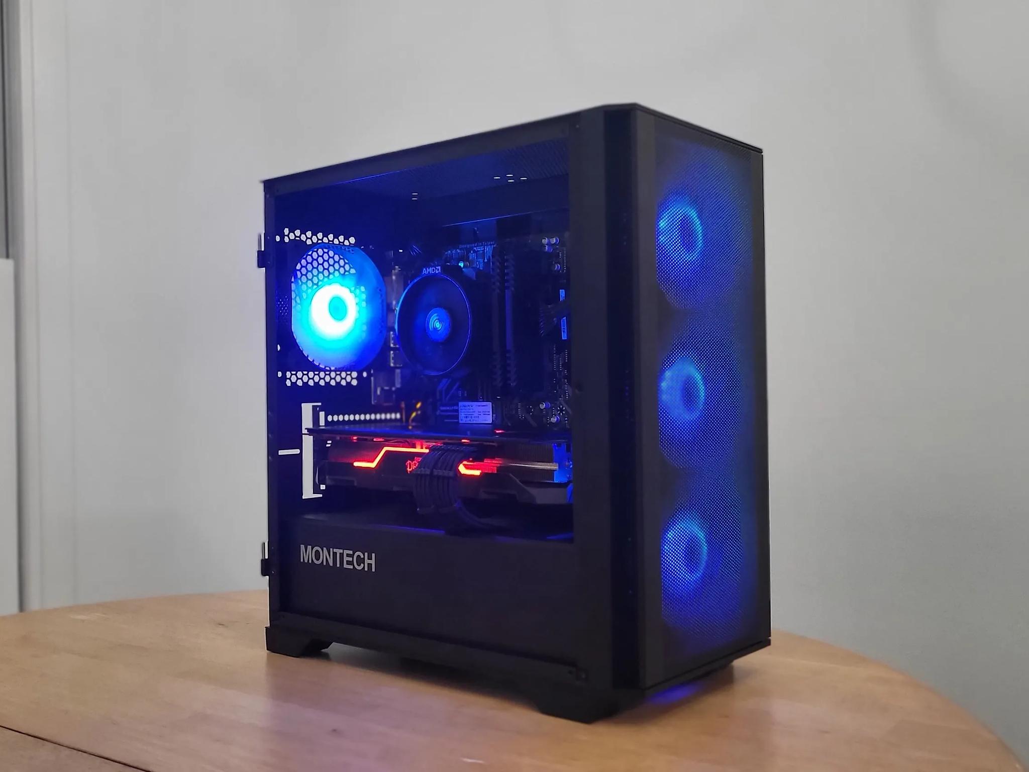 BIG SALE! "Blackout" RX 5700 XT Ryzen 5 3600 Gaming/Streaming PC