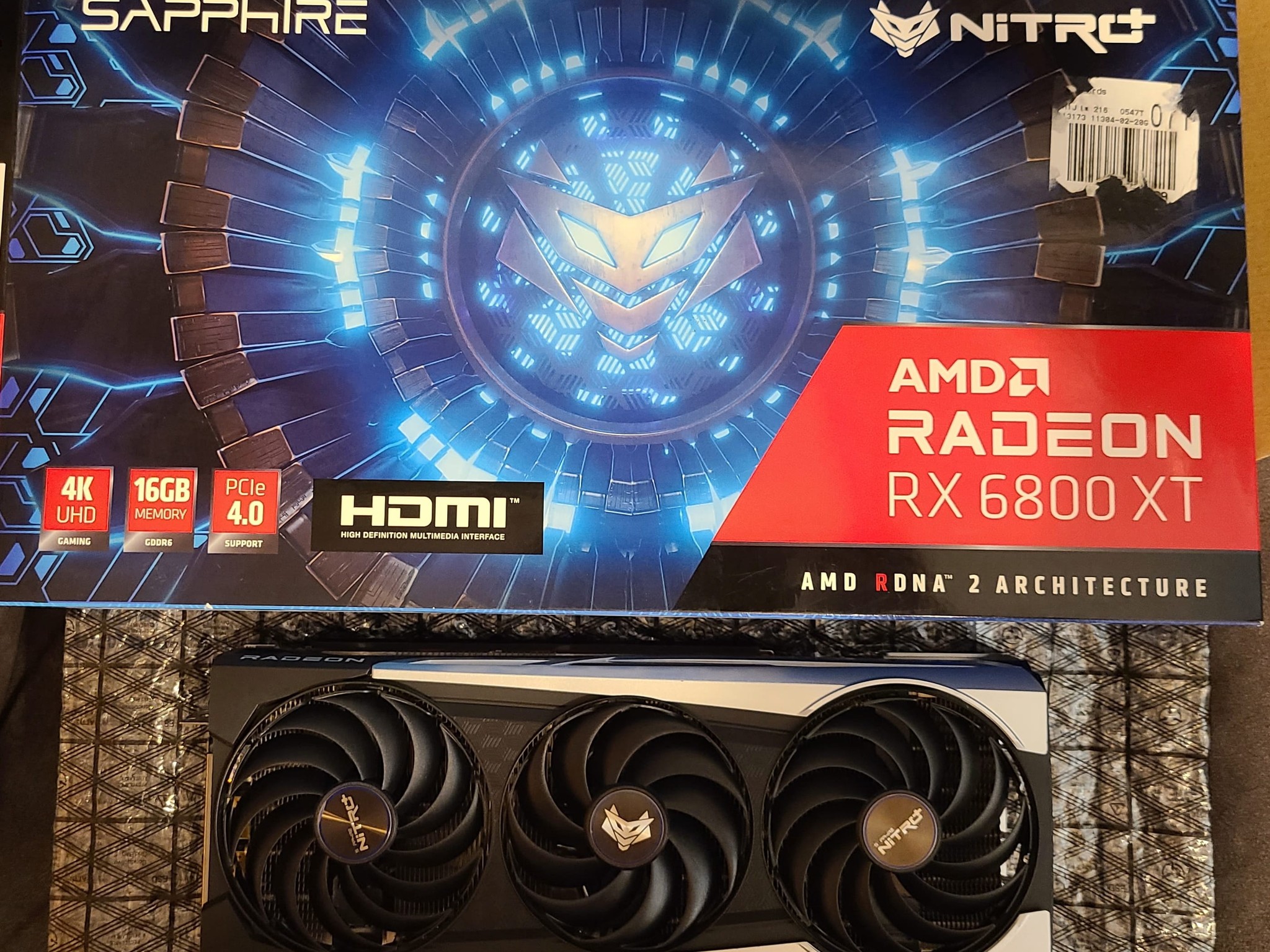 Sapphire Radeon RX 6800XT 16 GB NITRO+ Video Card