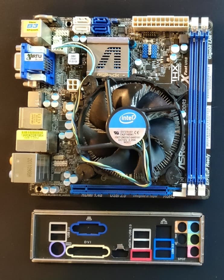 ASRock Z68M-ITX/HT MOBO & Intel i5-2500K CPU Combo