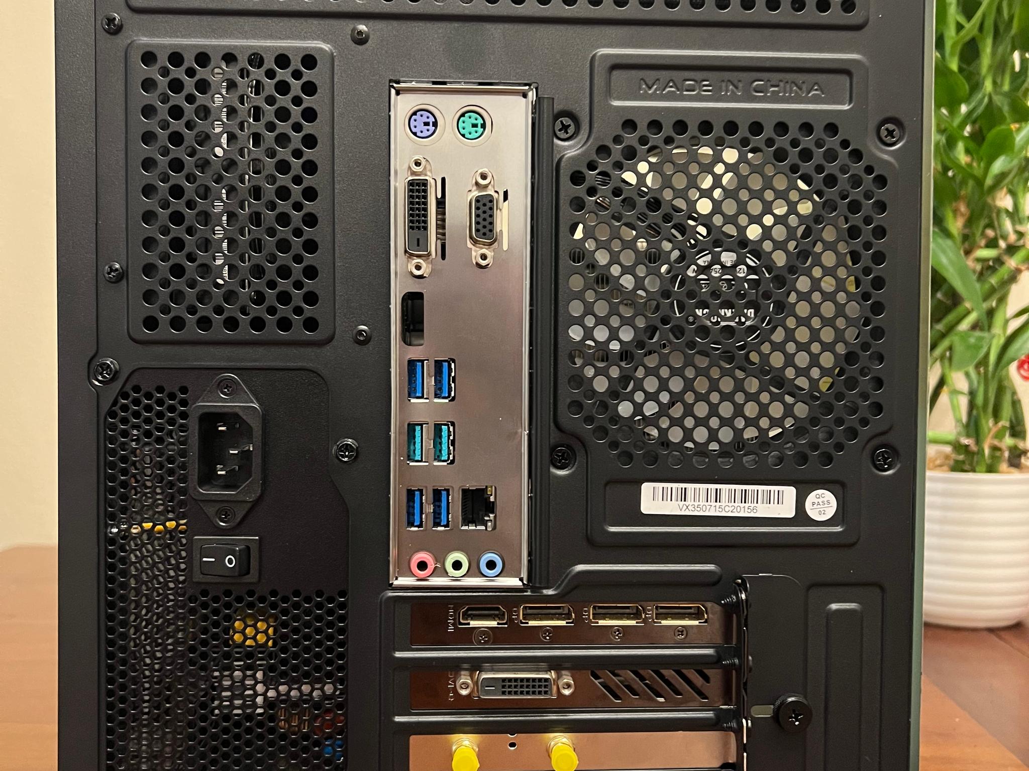 6 Core Gaming PC GTX 1080 1TB Storage 32GB RAM WIFi & BT WINDOWS 11 Pro