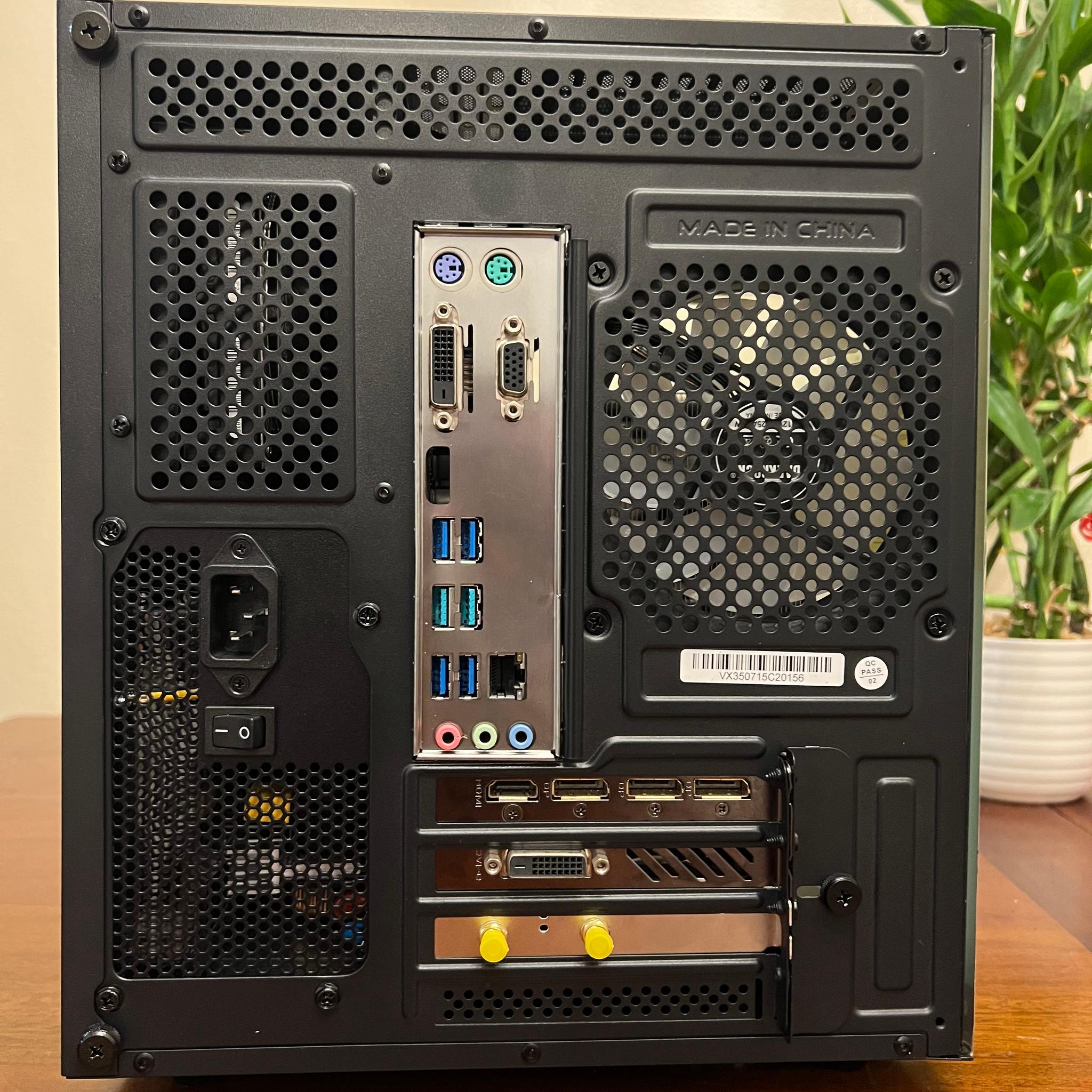 6 Core Gaming PC GTX 1080 1TB Storage 32GB RAM WIFi & BT WINDOWS 11 Pro